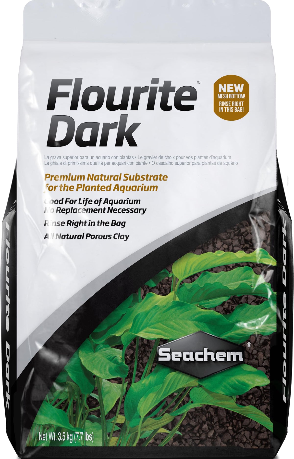 Seachem Flourite Black Dark Gravel 7 7 lb - Seachem Official Imagery - 1