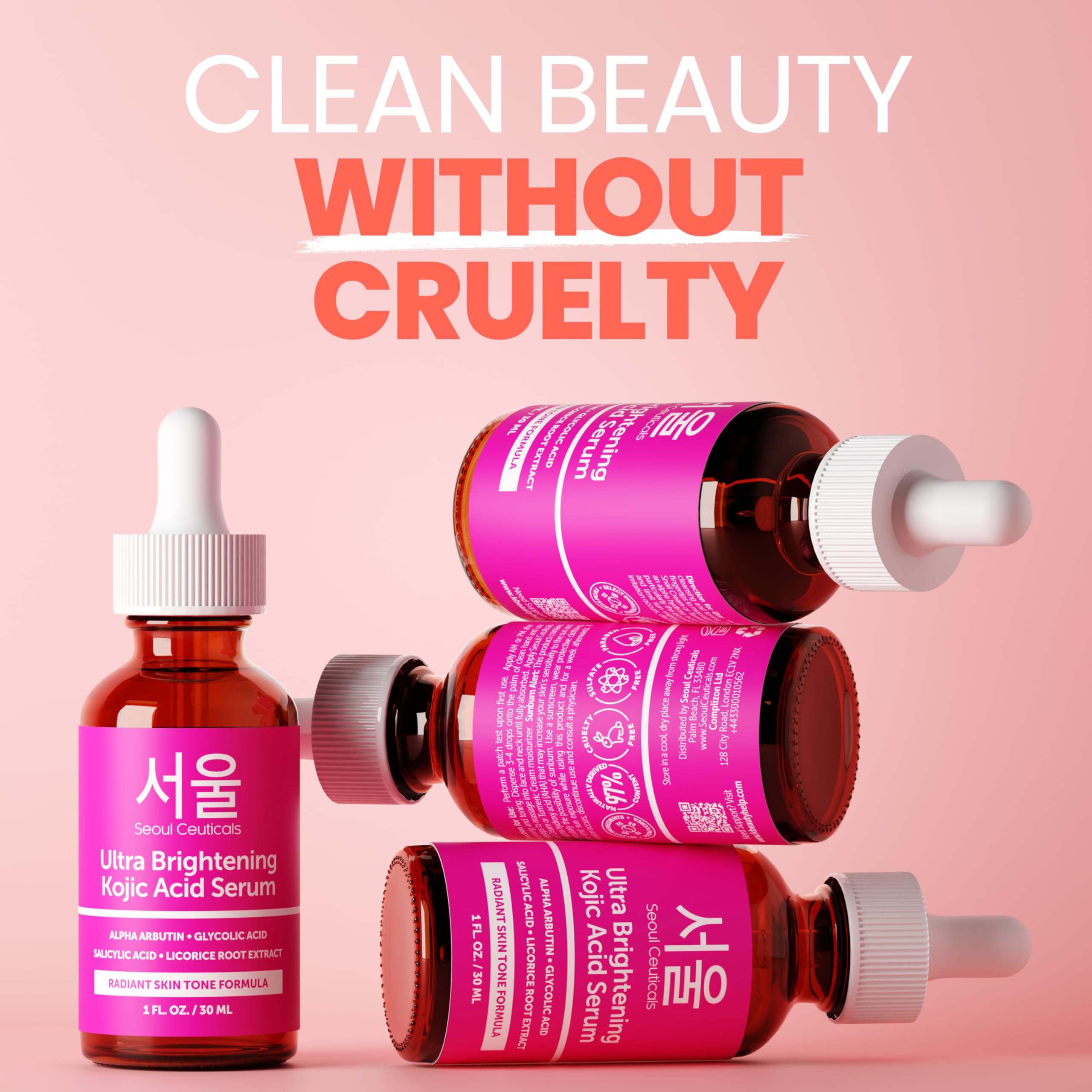SeoulCeuticals Korean Skin Care Kojic Acid Serum Dark Spot - SeoulCeuticals