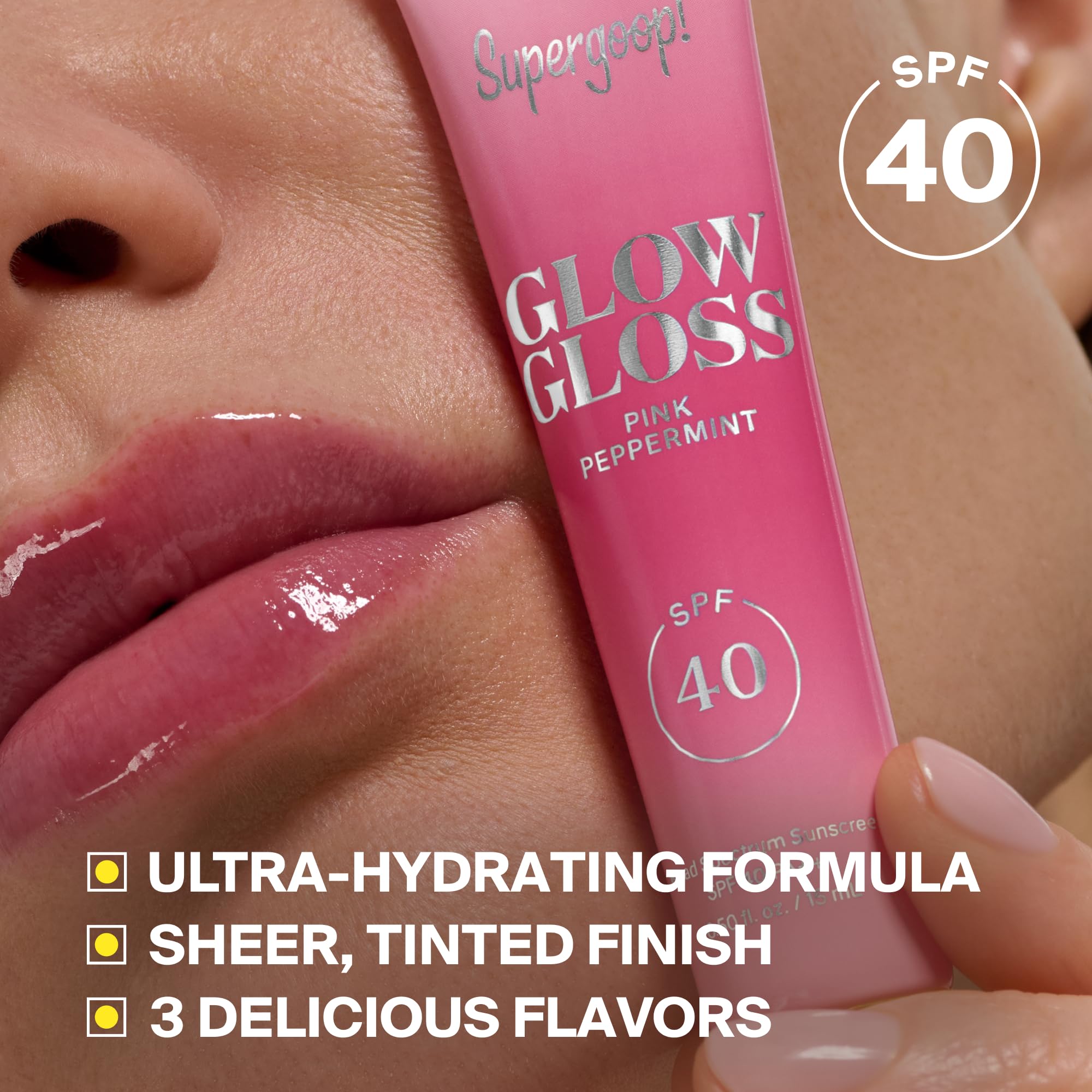 Supergoop Glow Gloss SPF 40 Lip Balm - Premium Selection Official Imagery - 5