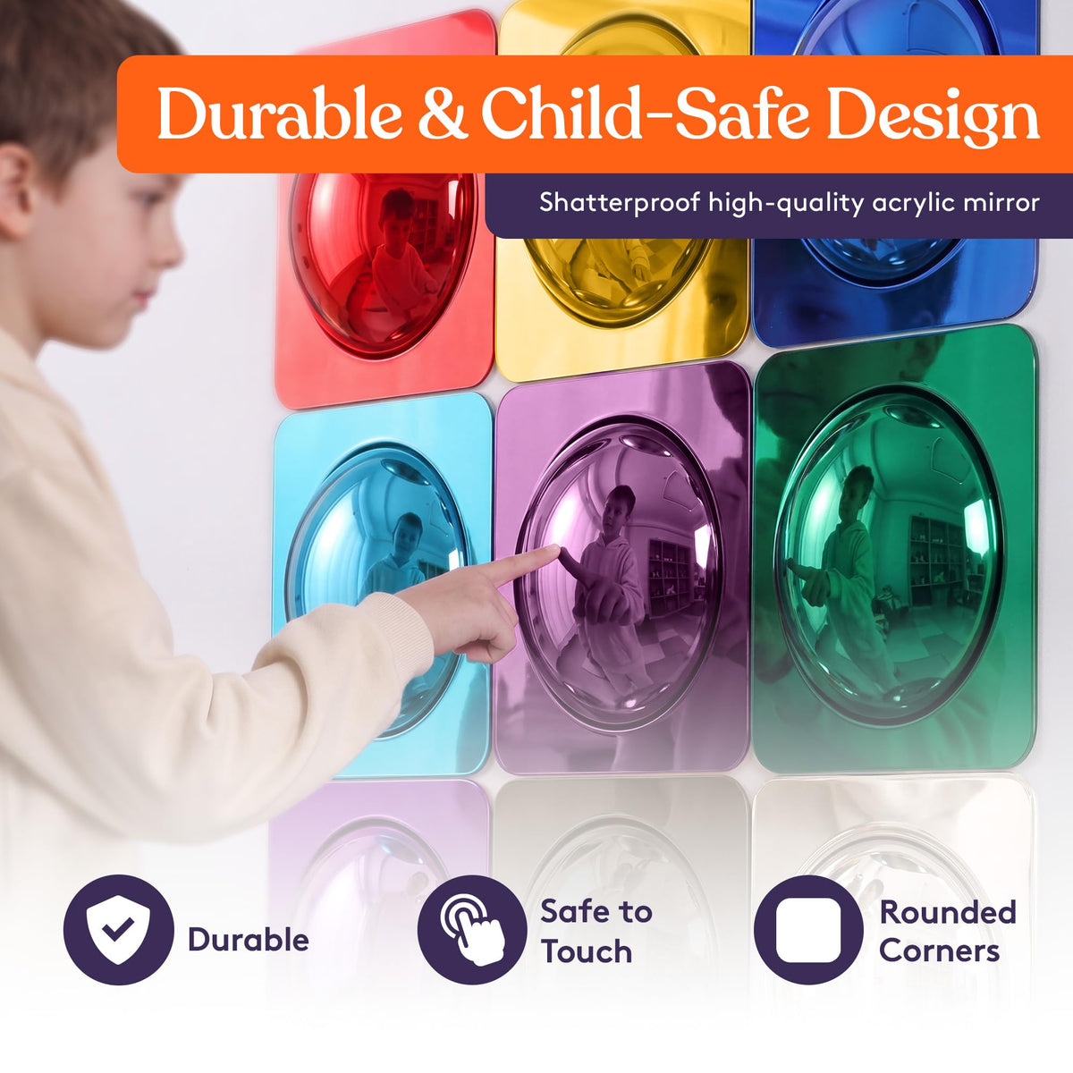 Special Supplies Sensory Bubble Wall Mirror - Special Supplies Official Imagery - 6