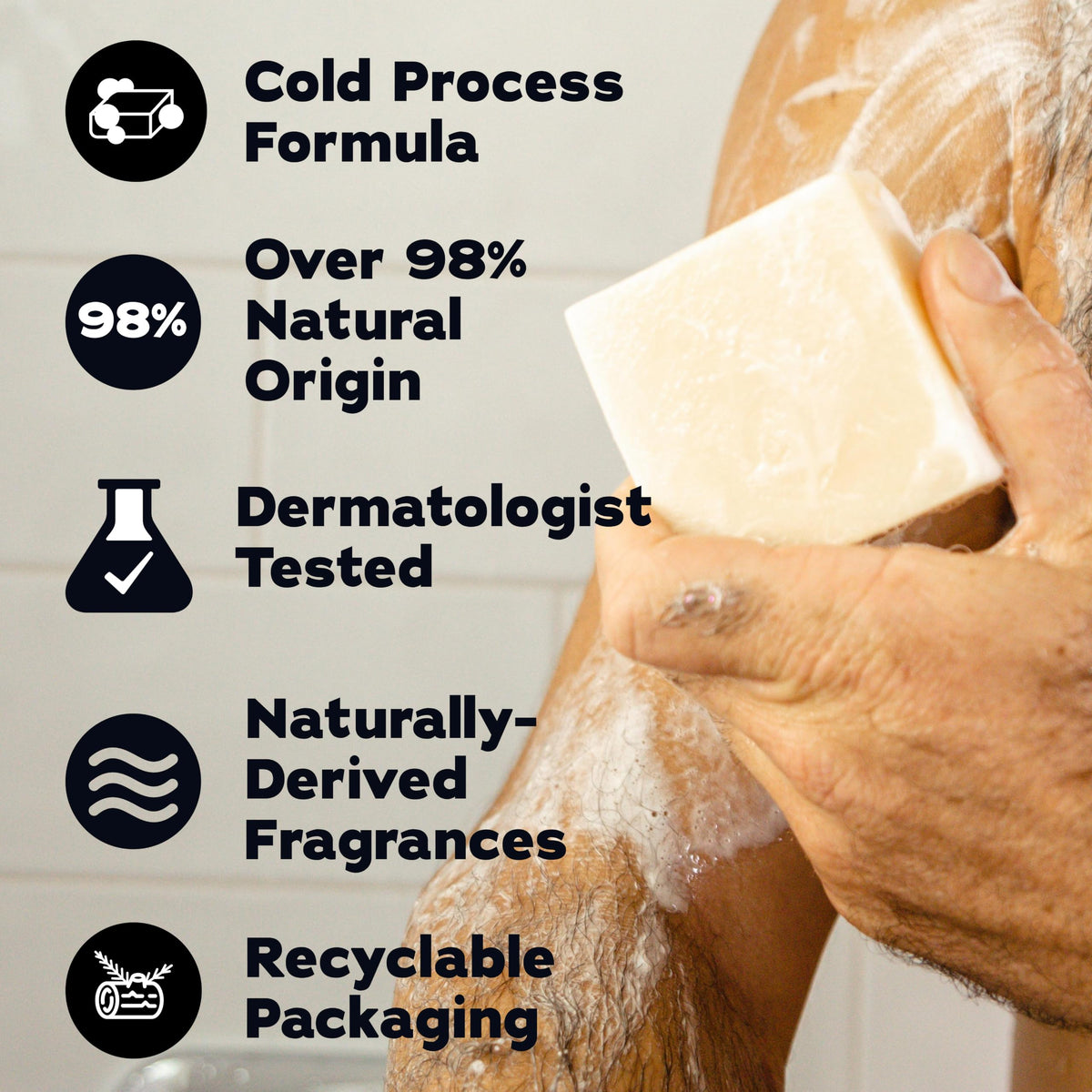 Dr Squatch Natural Men s Bar Soap Body Soap Bar - Dr. Squatch Official Imagery - 5
