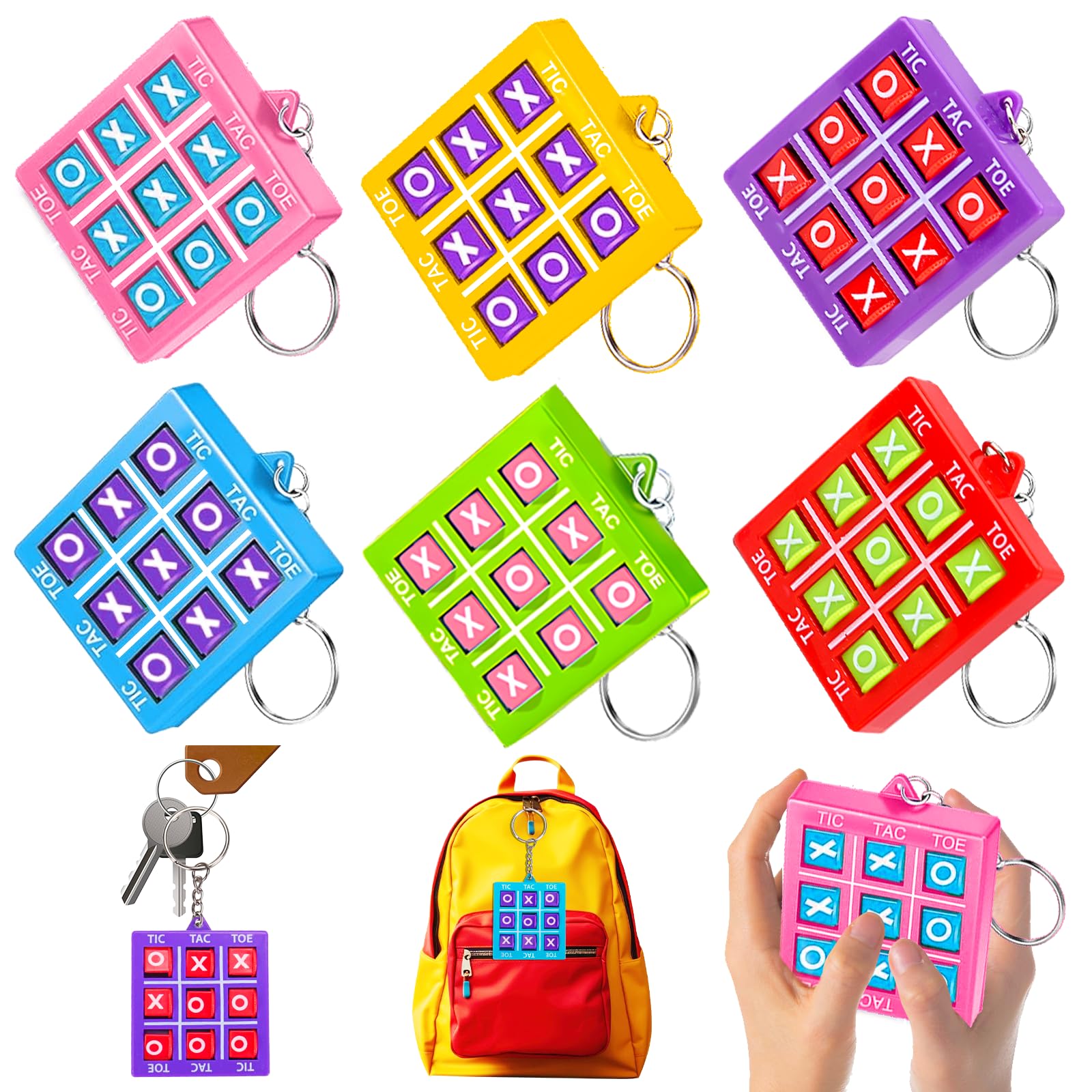 24PCS Tic Tac Toe Game Party Favors Goodie Bags Stuffers for - Product Imagery
