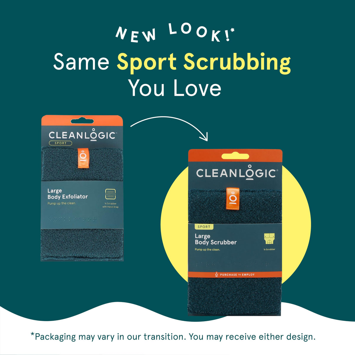 Cleanlogic Sport Exfoliating Body Scrubber - Cleanlogic Official Imagery - 5
