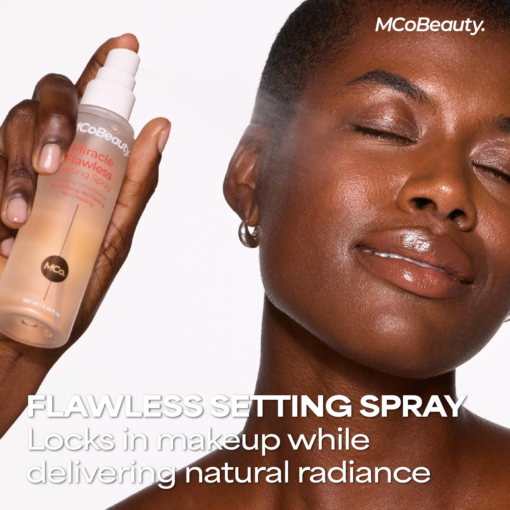 MCoBeauty Miracle Flawless Setting Spray, Primes, Sets & Refreshes Makeup - MCoBeauty Official Product View 3