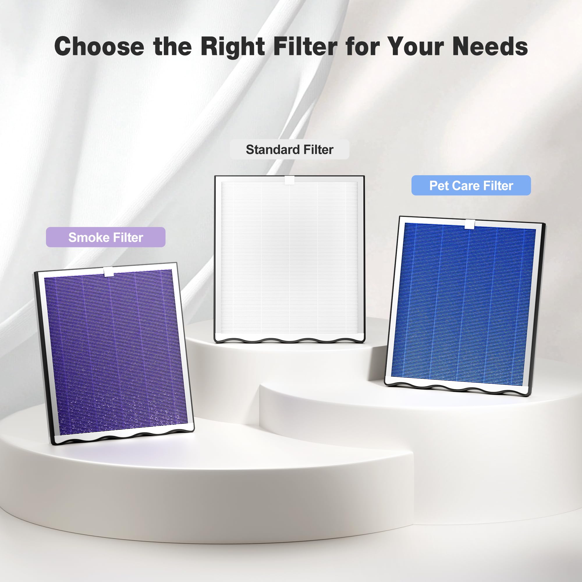 KNKA Air Purifiers for Home Bedroom Up to 1,695 Ft² in 1 Hr, APH4 - KNKA Official Product View 10