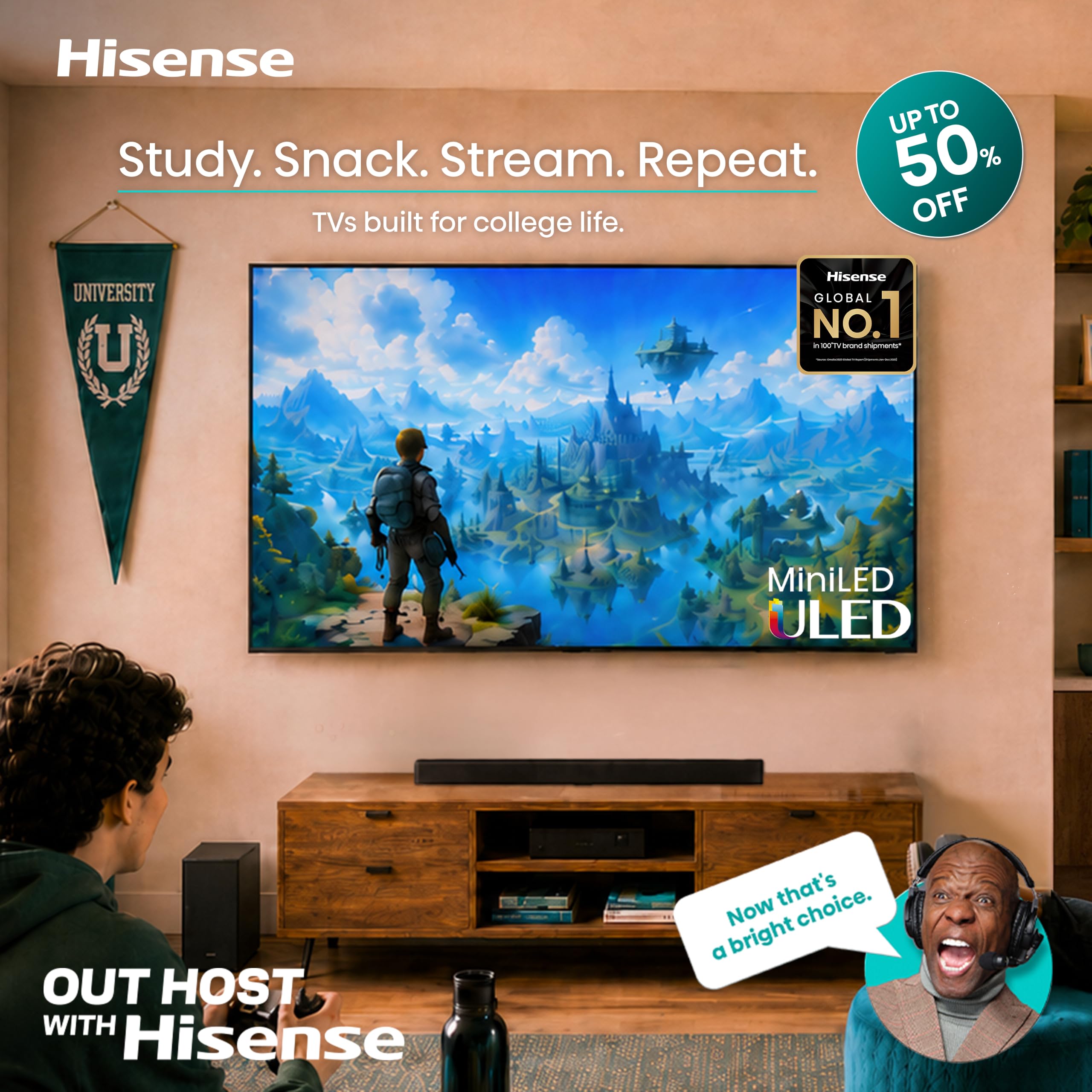 Hisense 100" U7 Mini-LED ULED 4K UHD Best Premium Gaming Smart Go - Hisense Official Product View 2