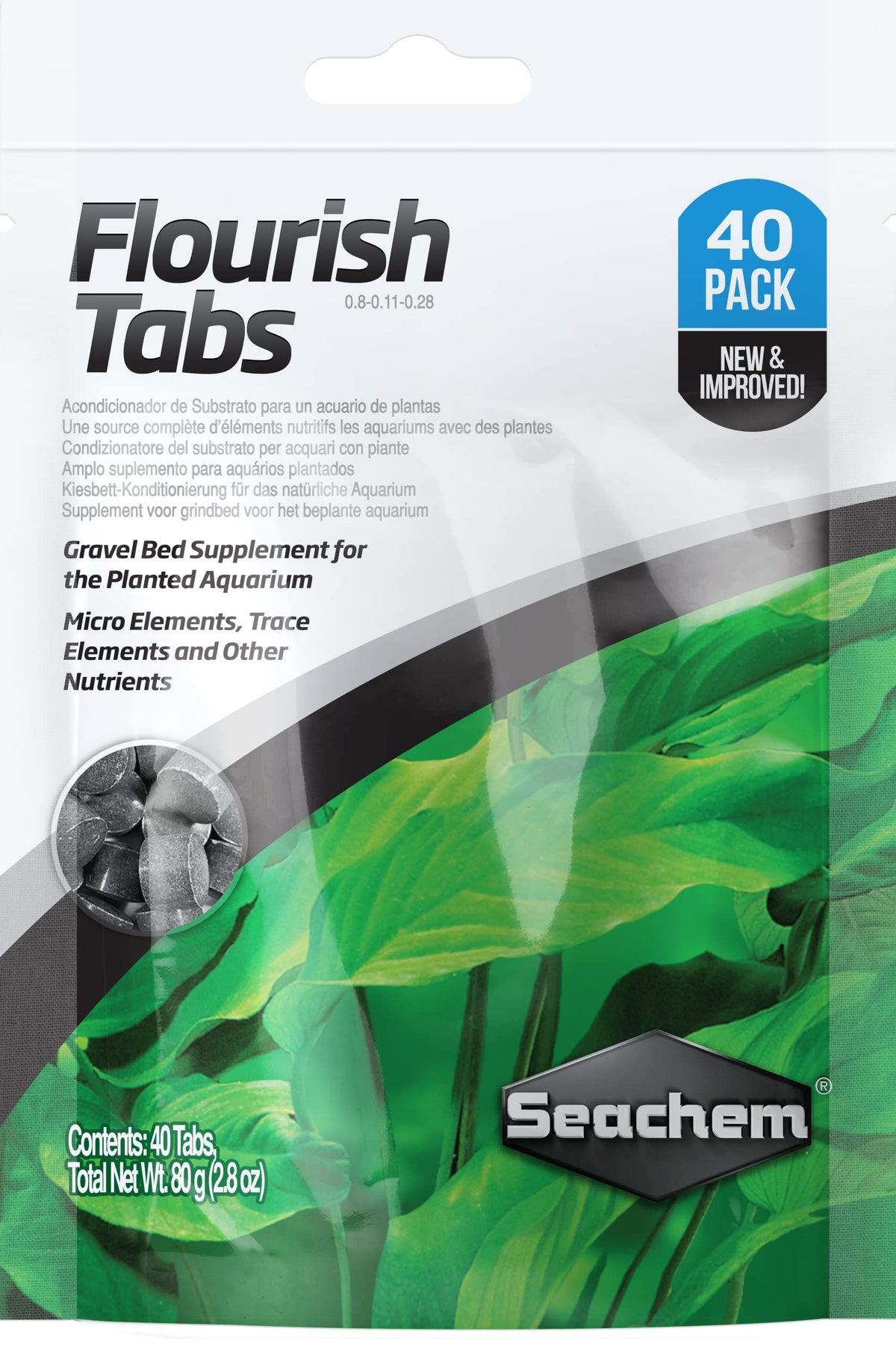 Seachem Flourish Tabs 40 tab Pack - Seachem Official Imagery - 1