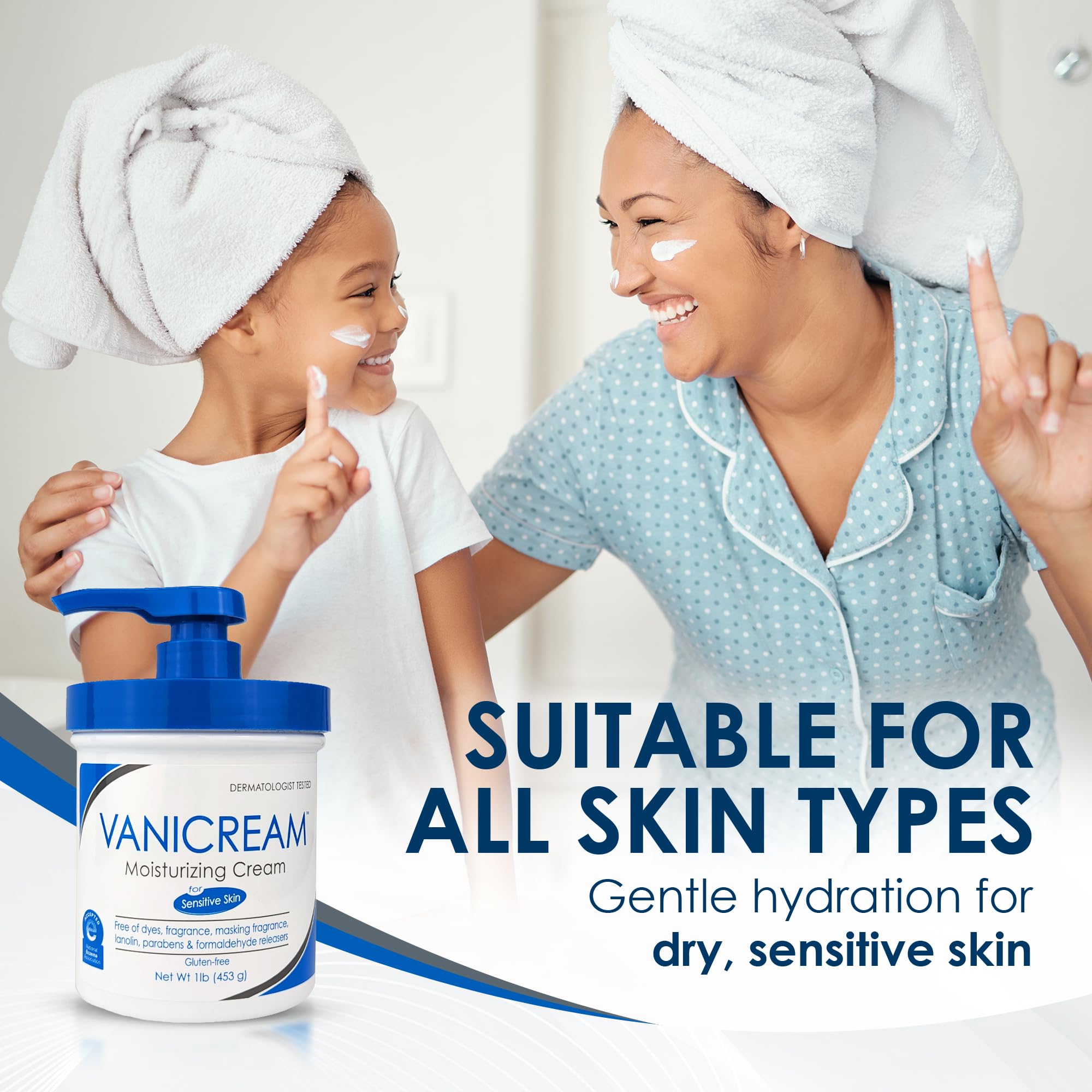 Vanicream Moisturizing Cream Body Face Moisturizer 16 Oz - Vanicream Official Product Imagery - 7