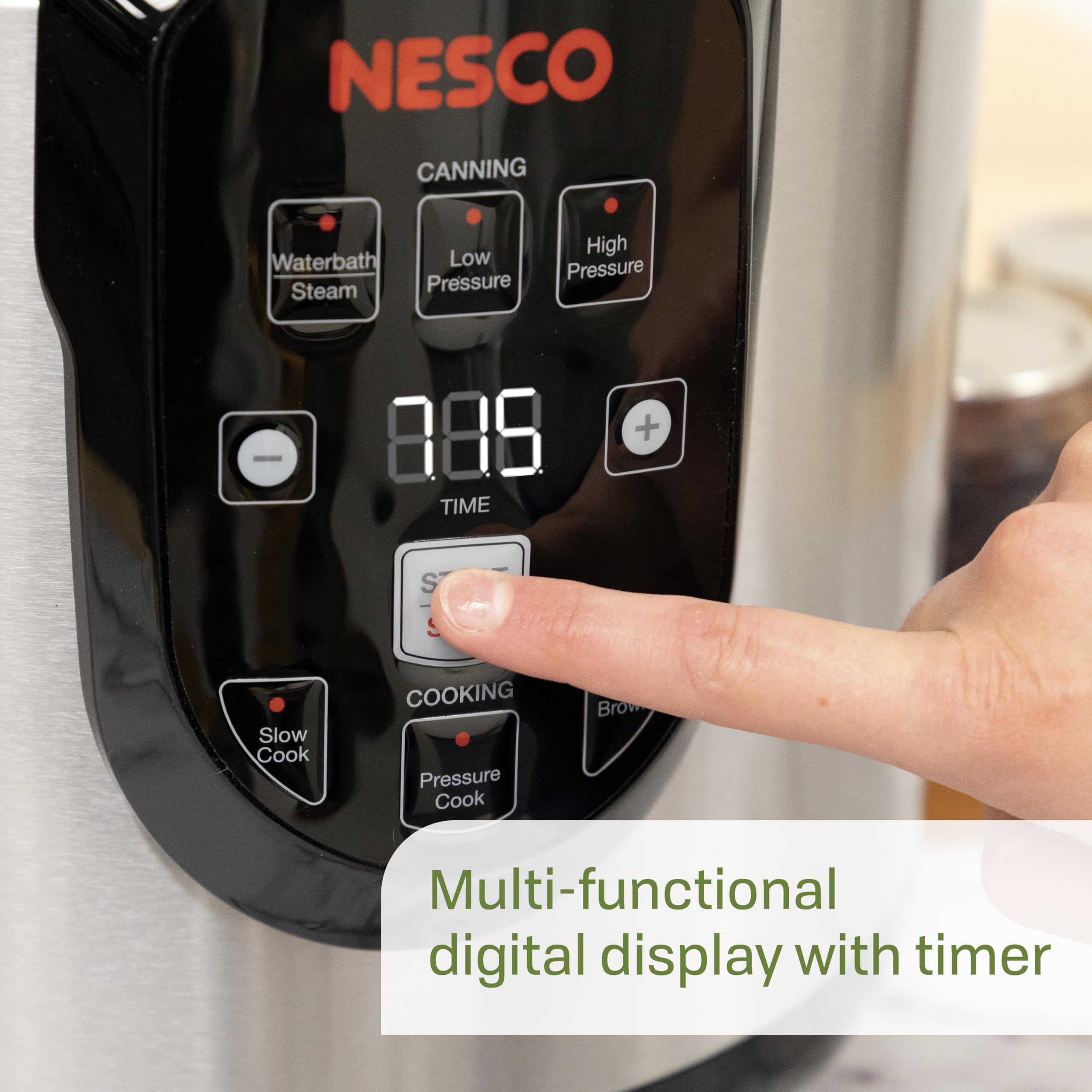 NESCO NPC‑9 Smart Electric Pressure Canner and Cooker for Home Fo - NESCO Official Product View 8