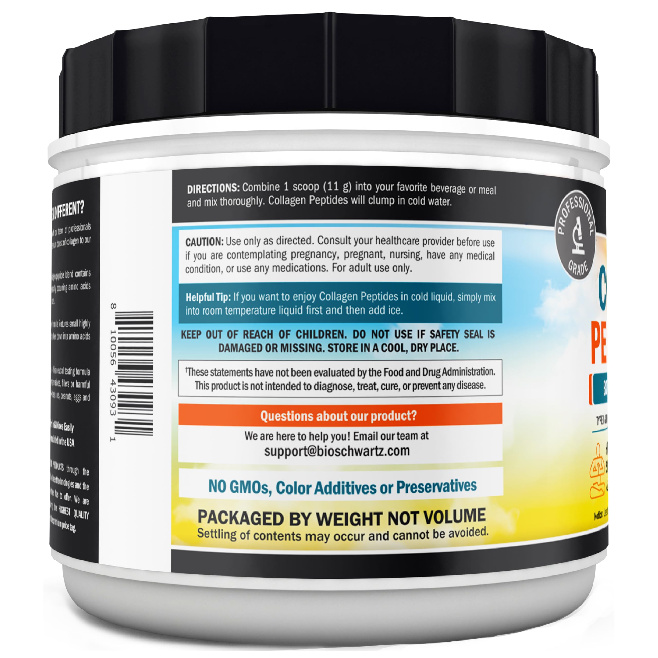 Collagen Peptides Powder for Women and Men 16oz 41 Servings - BioSchwartz Official Imagery - 8
