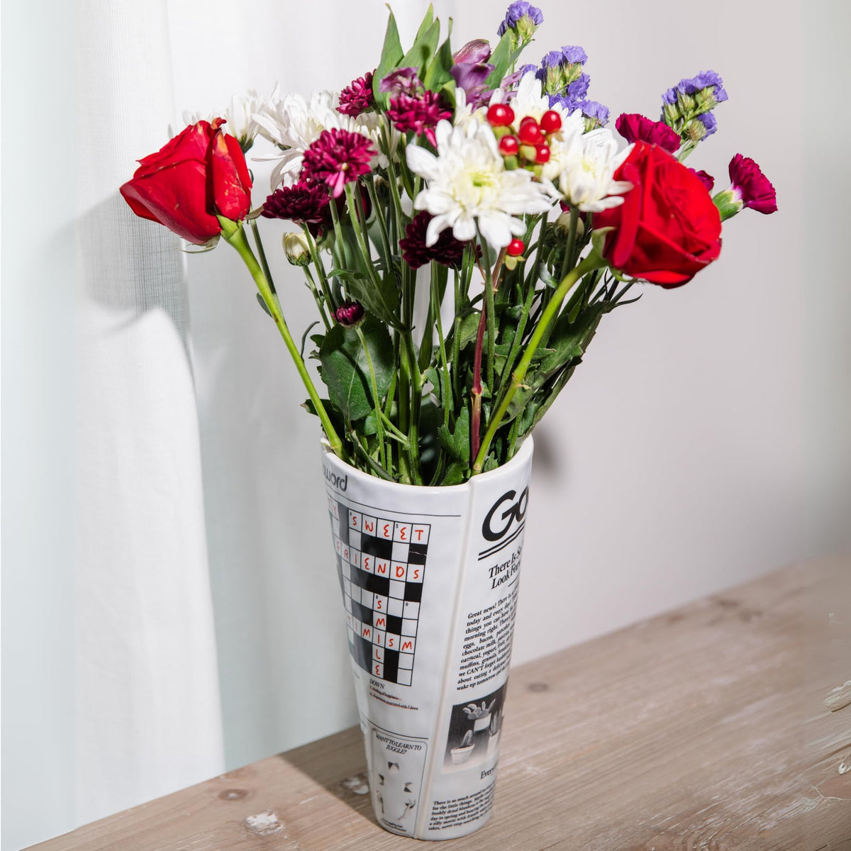 ban do Vintage Newspaper Vase - ban.do Official Imagery - 3