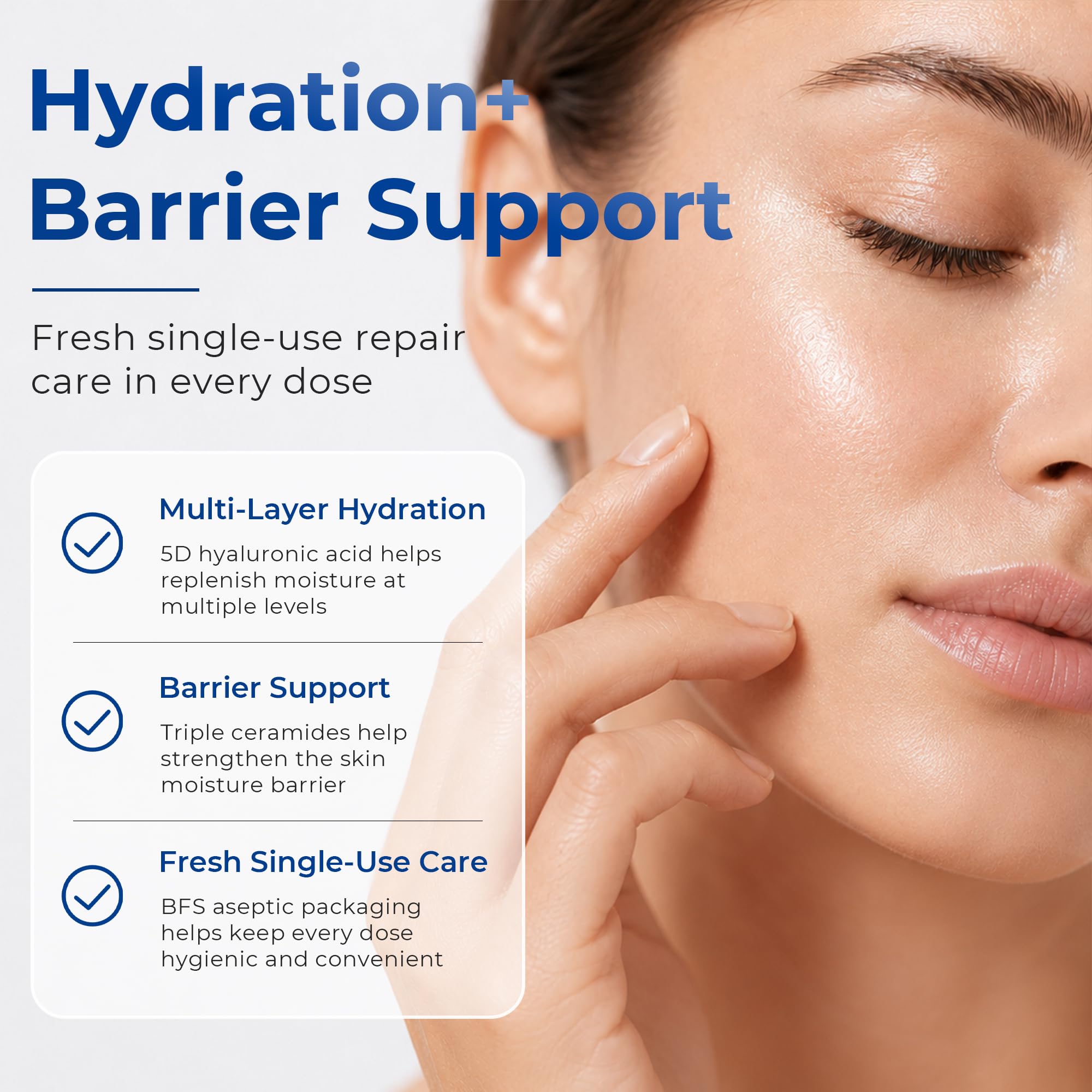 SKINERSE Intensive Repair Serum, 15%Hyaluronic Acid for Sensitive Skin Anti - SKINERSE Official Product View 5