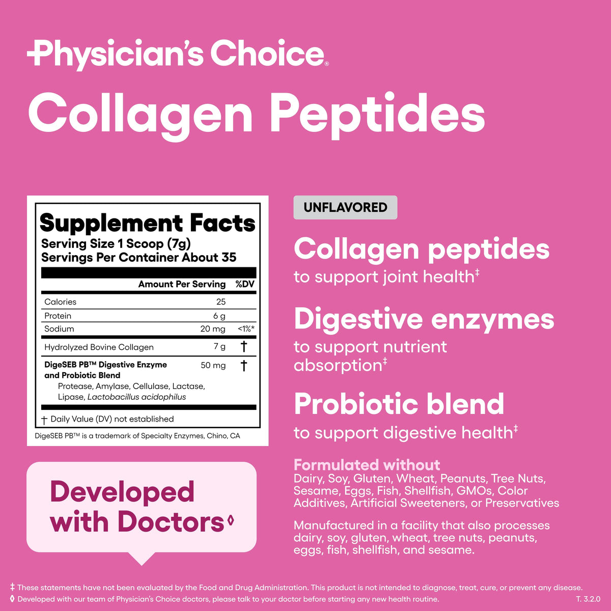 Physician s CHOICE Collagen Peptides Protein Powder Grass - Physician's CHOICE Official Imagery - 7
