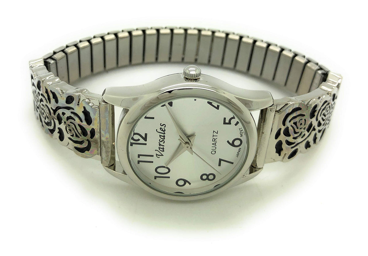 Ladies Elegant Floral Flower Stretch Elastic Band Fashion - VERSALES Official Imagery - 3