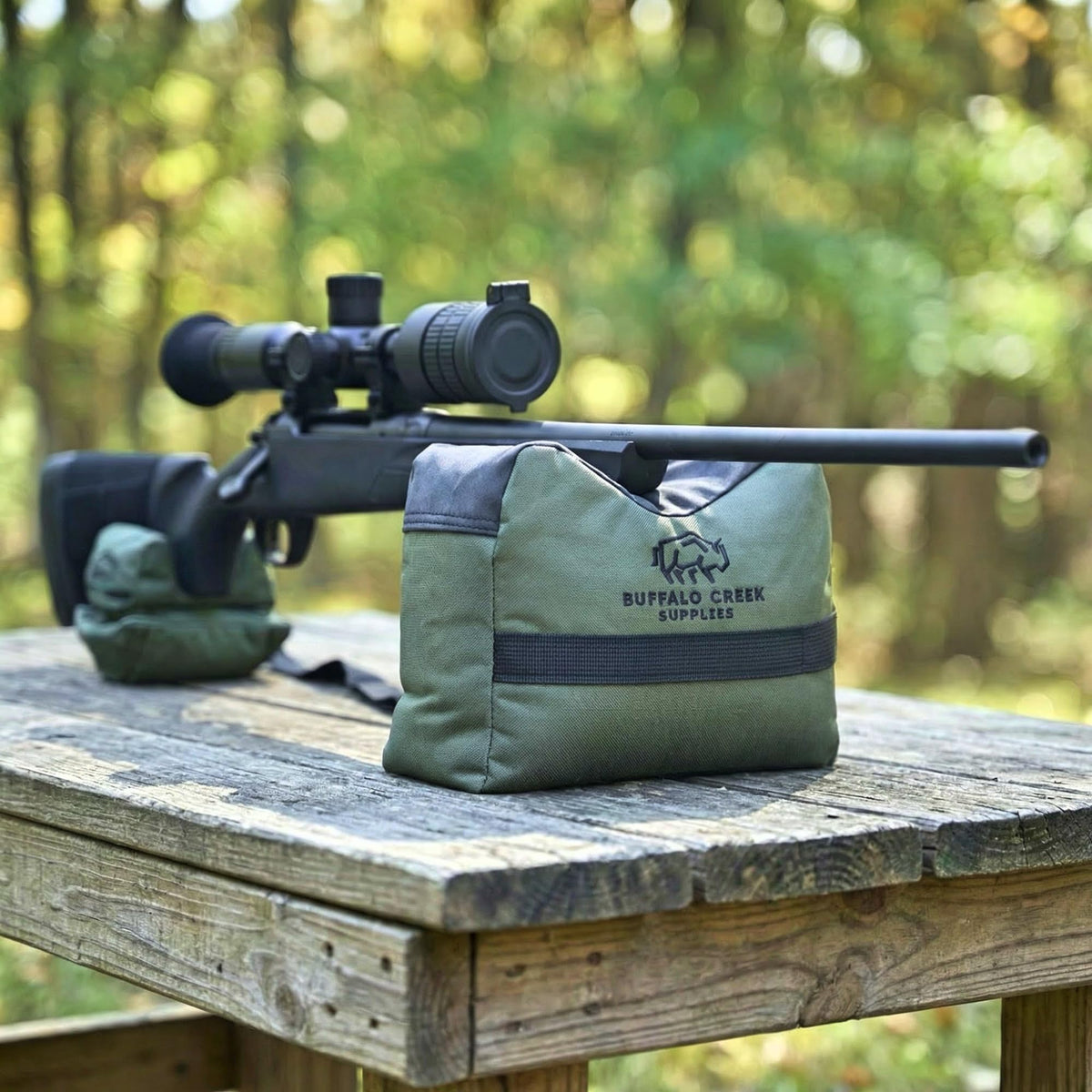 All Weather Durable Front and Rear Shooting Rest Bags Rifle - Buffalo Creek Supplies Official Imagery - 4