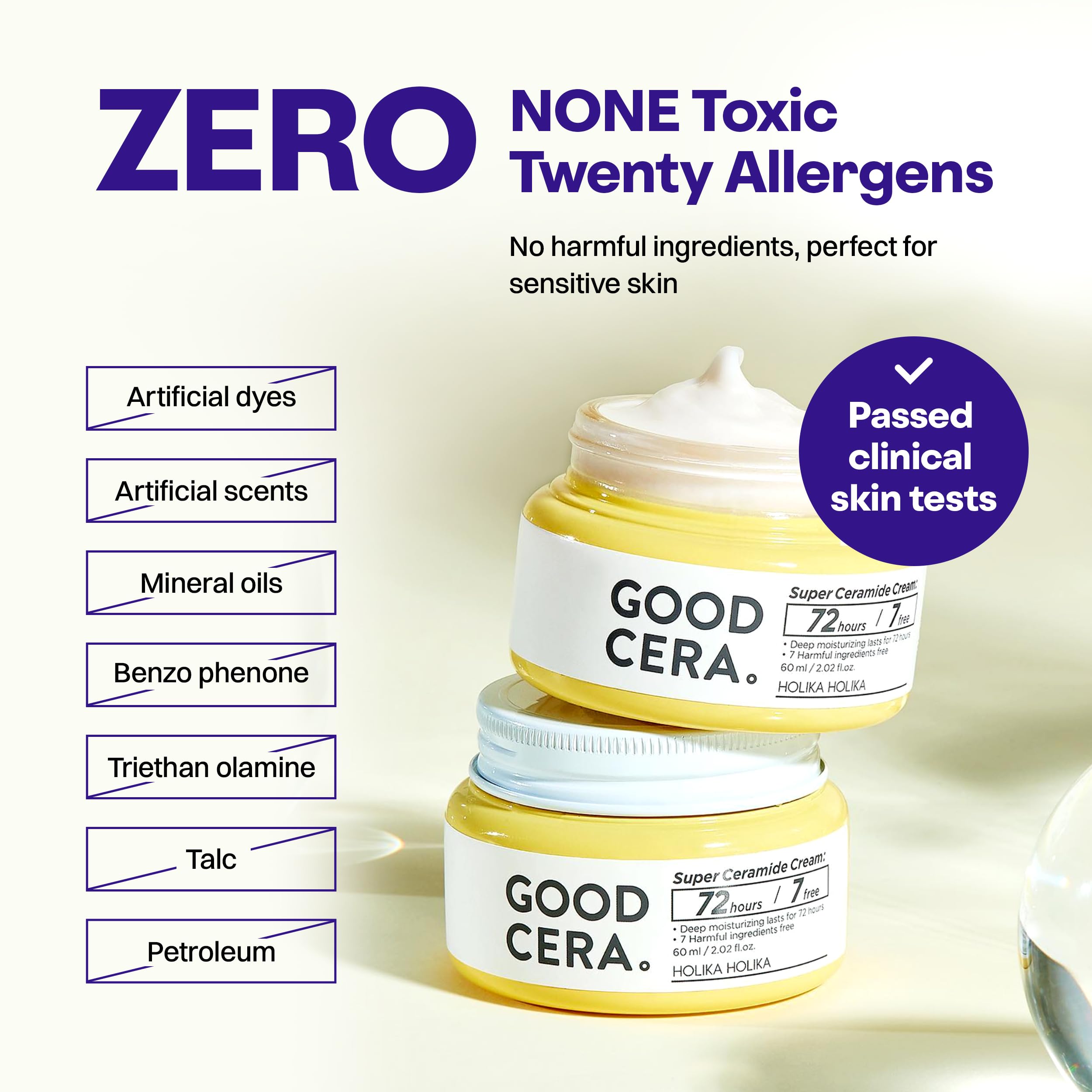 HOLIKA HOLIKA Good Cera Super Ceramide Cream - Soothing Facial Cream & Skin Moisturiz - HOLIKA HOLIKA Official Product View 7