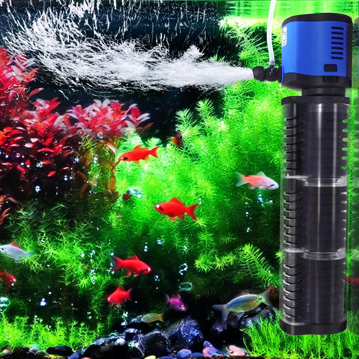 COOSPIDER Aquarium Filter 260GPH Fish Tank Filter for 30 75 - COOSPIDER Official Imagery - 1