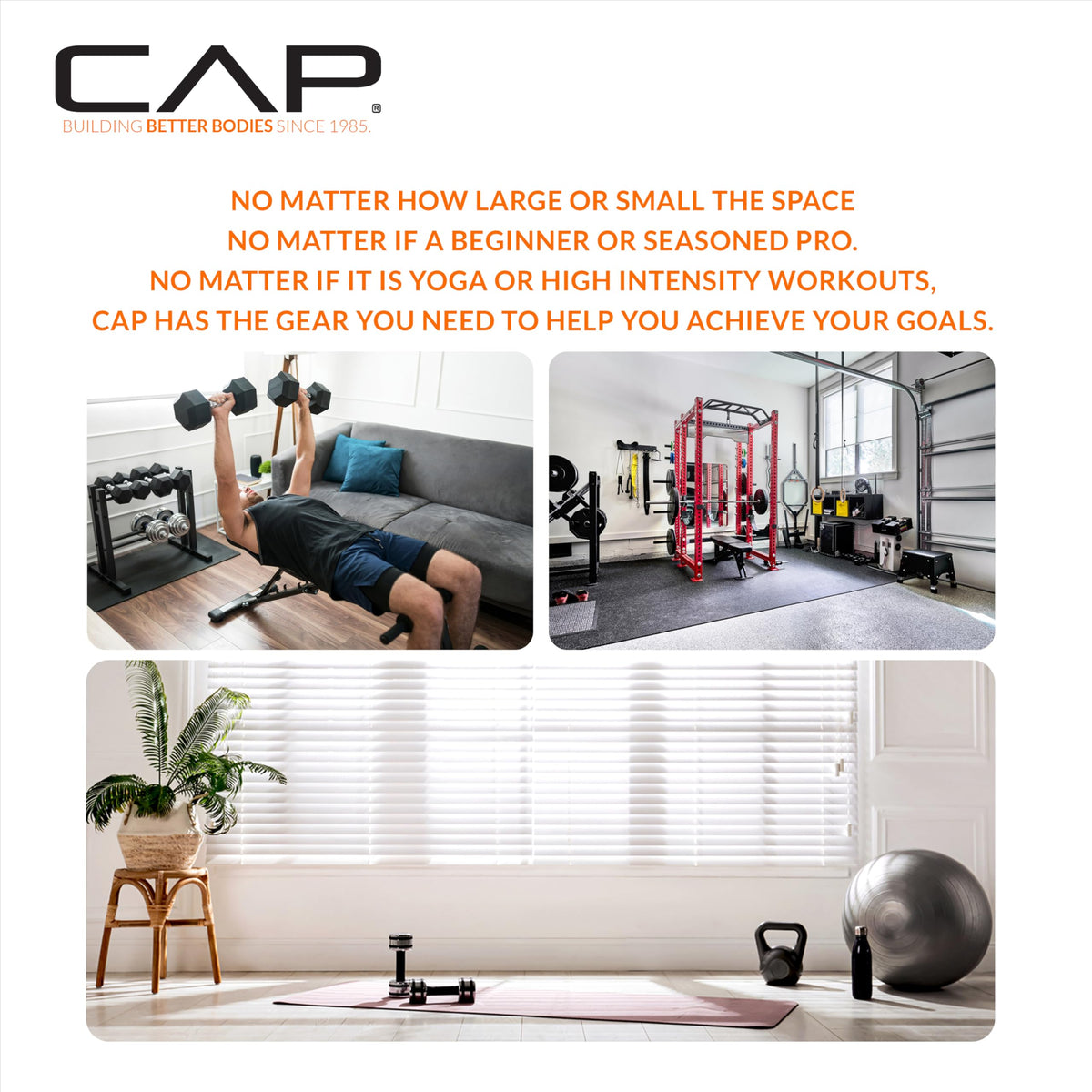 CAP Barbell Folding Exercise Mat Durable Anti Tear Thick - CAP Official Imagery - 8