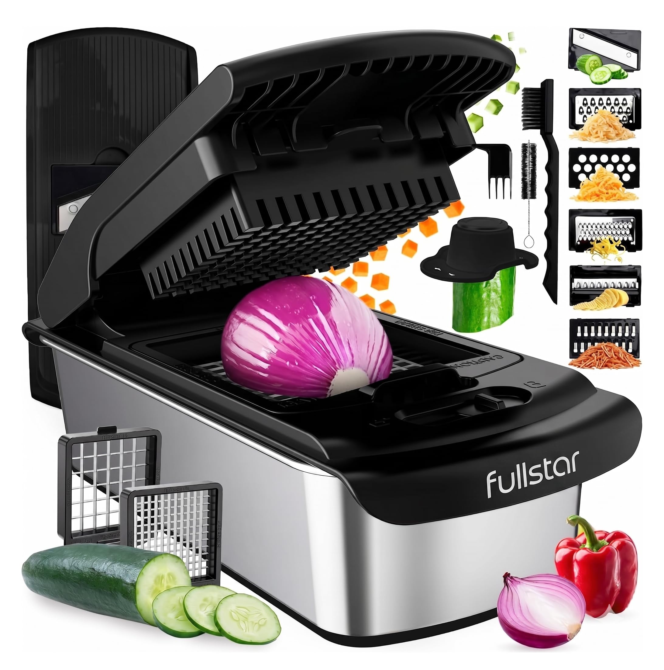 Fullstar Pro Original Vegetable Chopper & Spiralizer, Kitchen Pre - fullstar Official Product View 10
