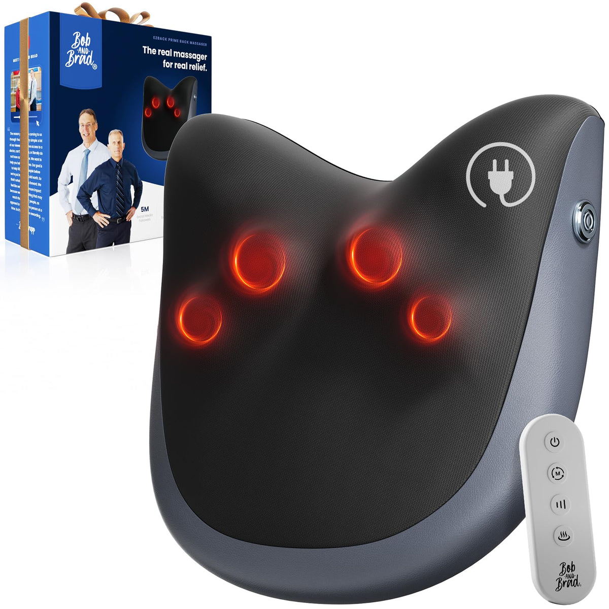 BOB AND BRAD Back Massager for Pain Relief Deep Tissue FSA - BOB AND BRAD Official Imagery - 1