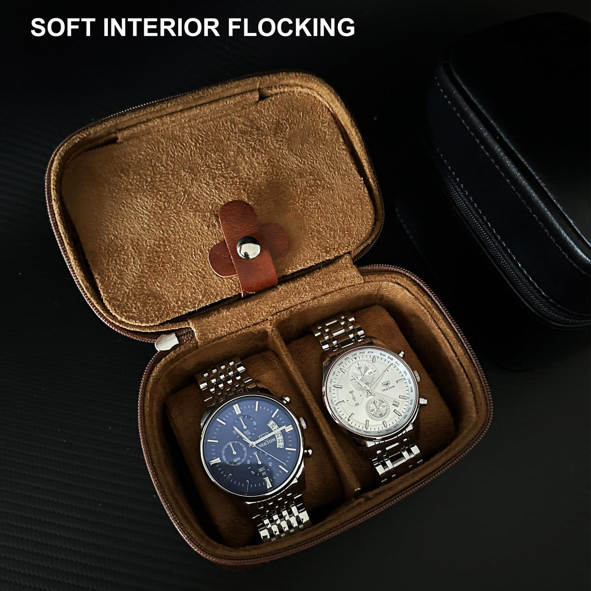 Longjet Watch Travel Case Men and Women with Small Jewelry - LONGJET CRAFTING THE CORE LJ Official Imagery - 6
