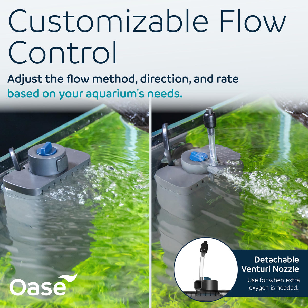 Oase EcoFlow 150 Internal Aquarium Filter Quiet Submersible - OASE Official Imagery - 7