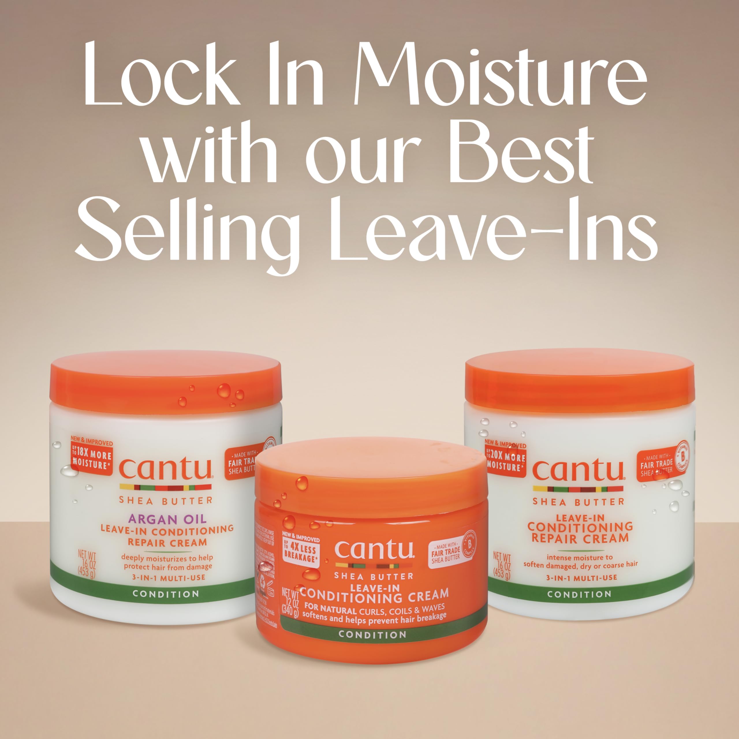 Cantu Leave - In Conditioning Repair Cream with Arga - Cantu Official Product View 9
