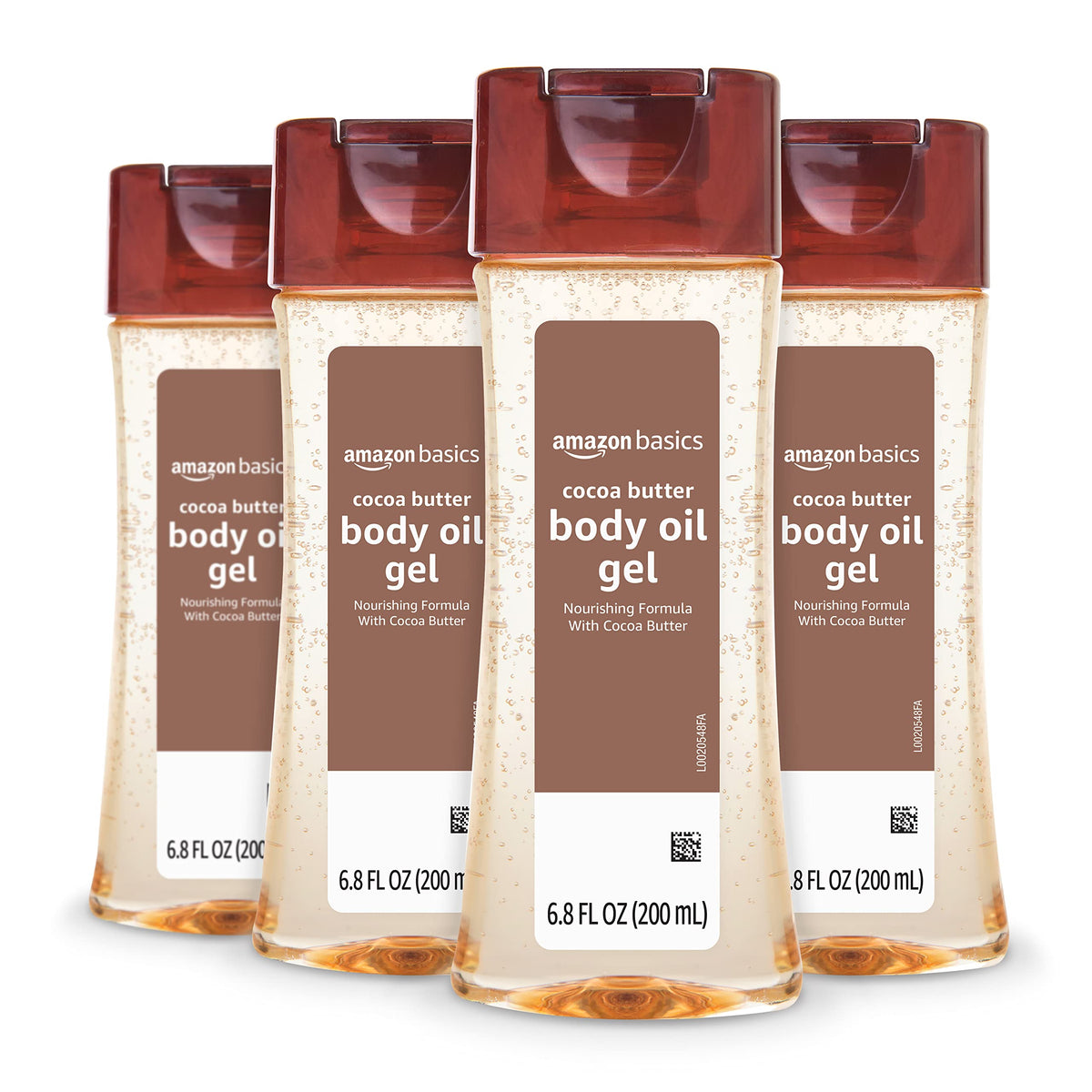 Amazon Basics Body Oil Gel with Cocoa Butter Paraben Free - Amazon Basics Official Product Imagery - 7