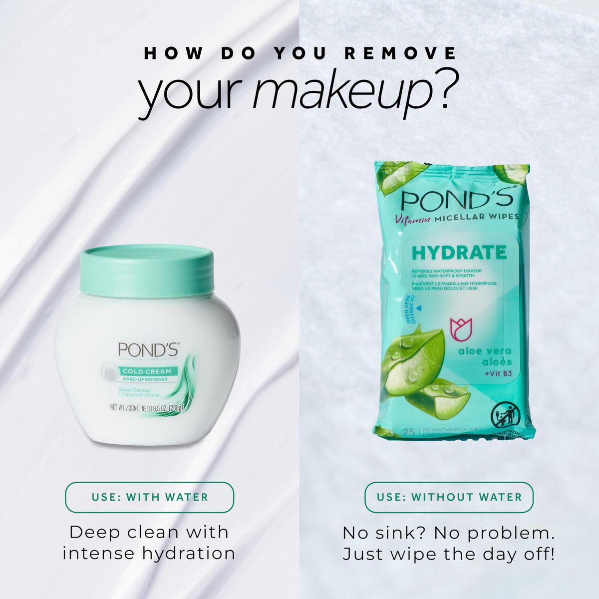 POND S Micellar Makeup Remover Wipes Removes Waterproof - POND'S Official Product Imagery - 8