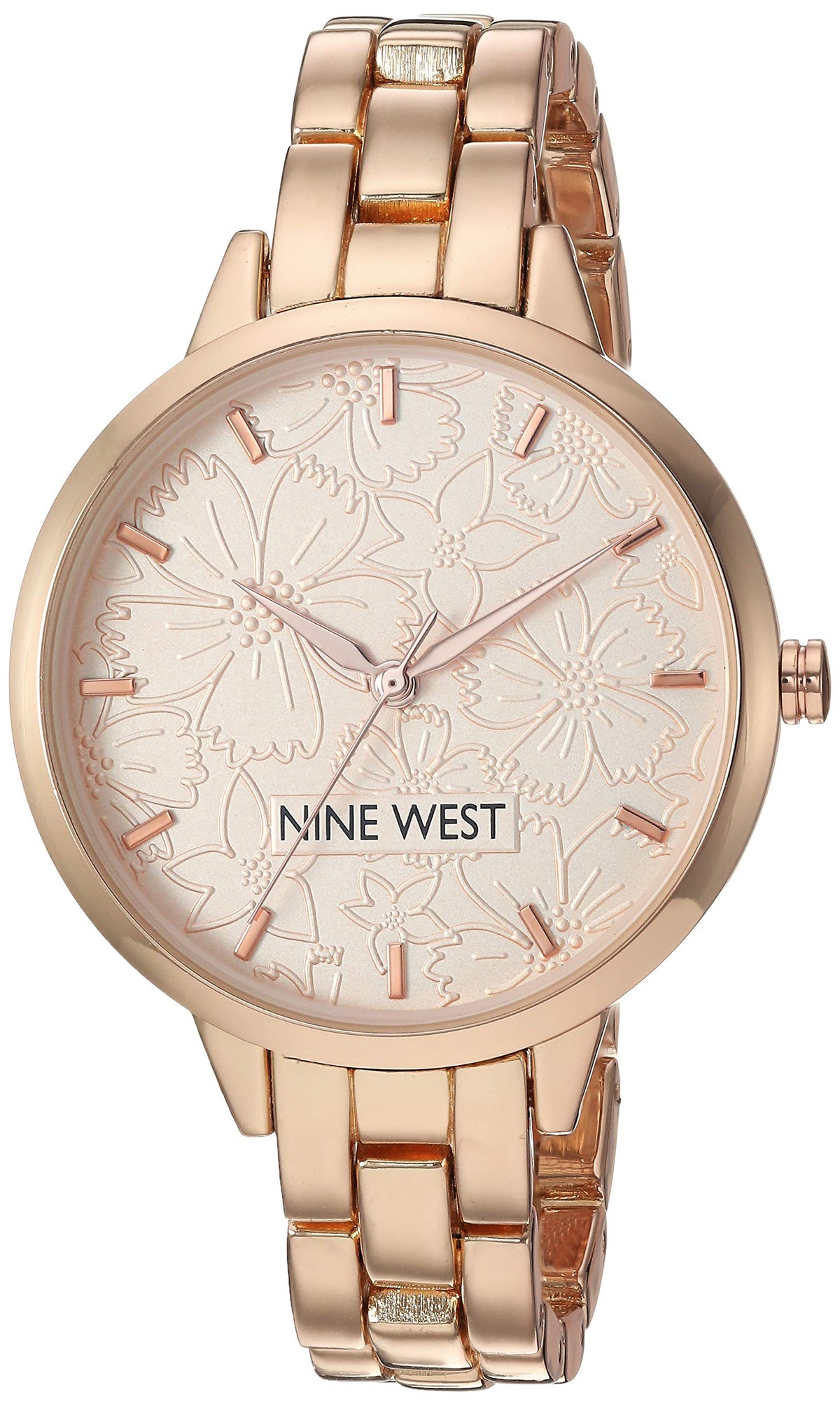 Nine West Women s Floral Dial Bracelet Watch - Nine West Official Imagery - 1