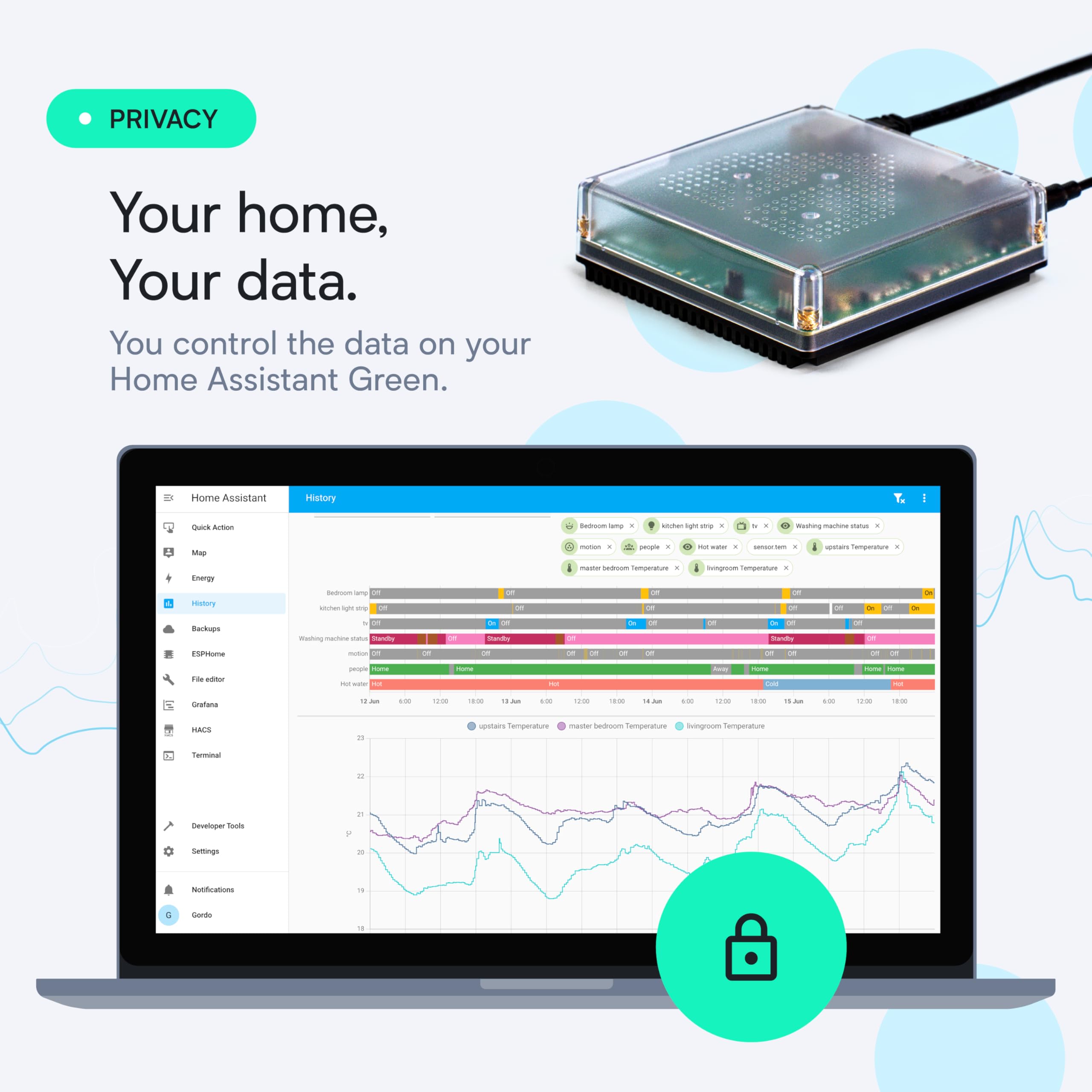 Nabu Casa Home Assistant Green | Smart Home hub with Advanced Aut - Nabu Casa Official Product View 7