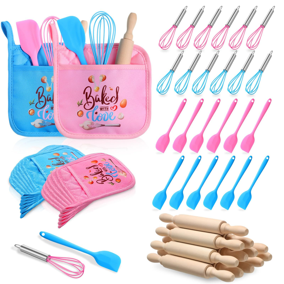 RoundFunny 24 Pcs Cooking Party Favor for Kid Mini Baking - RoundFunny Official Imagery - 8