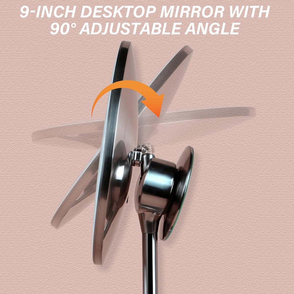 Makeup Mirror 9 Vanity Mirror with Lights 5X 10X - Miusco Official Imagery - 6