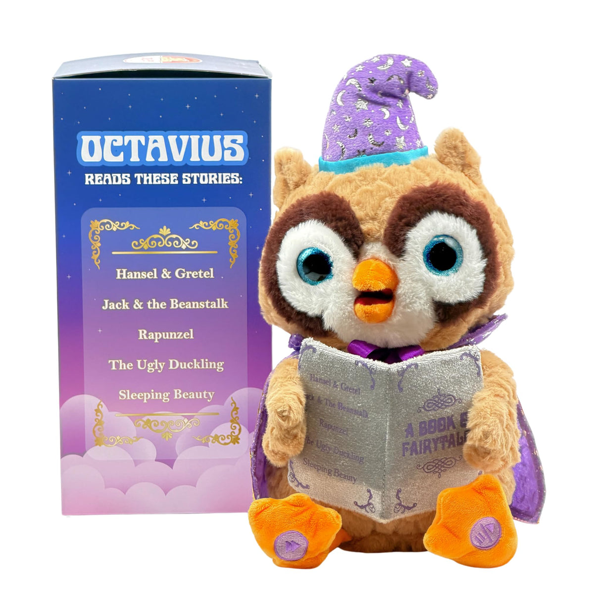 Cuddle Barn Octavius Animated Plush Owl Talks Tells 5 Fairy - Cuddle Barn Official Imagery - 5