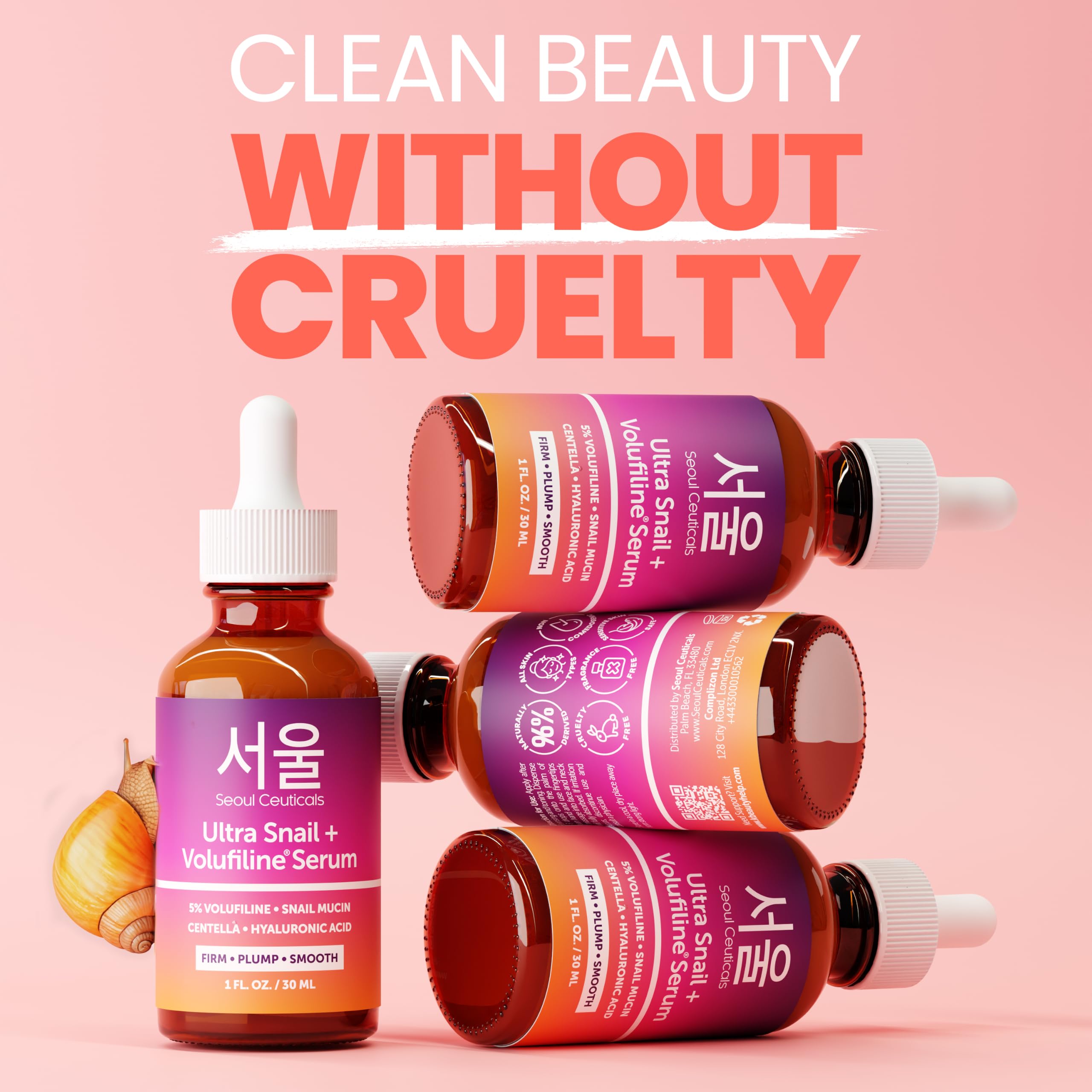 SeoulCeuticals Korean Volufiline Serum Snail Mucin 100 - SeoulCeuticals Official Imagery - 5
