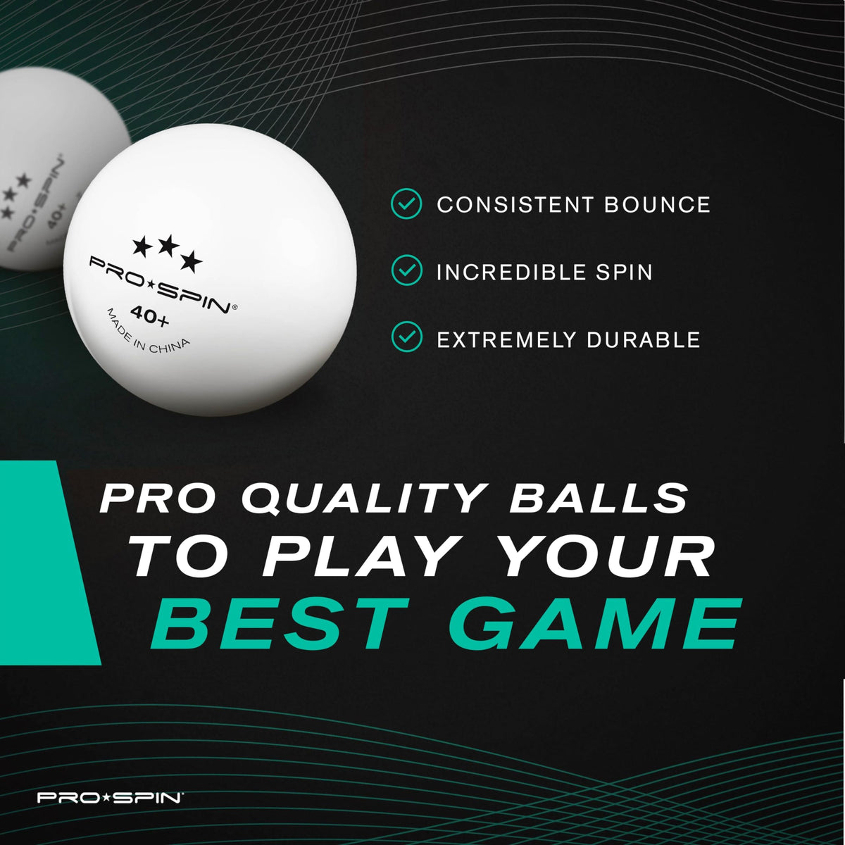 PRO SPIN Ping Pong Balls - PRO-SPIN Official Imagery - 5
