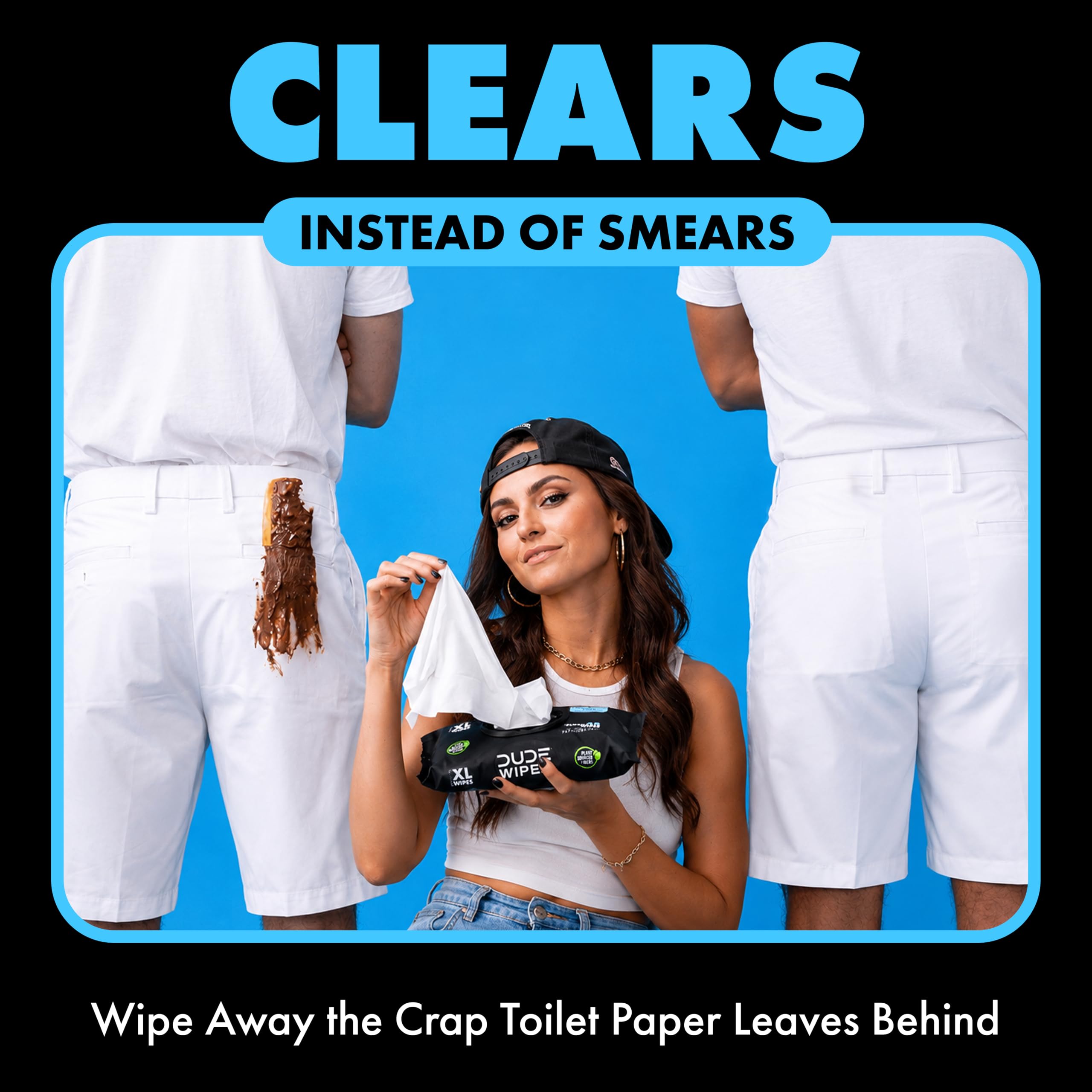 DUDE Wipes Unscented Adult Flushable Wet Wipes, Sensitive Skin... - DUDE Wipes Official Product View 7