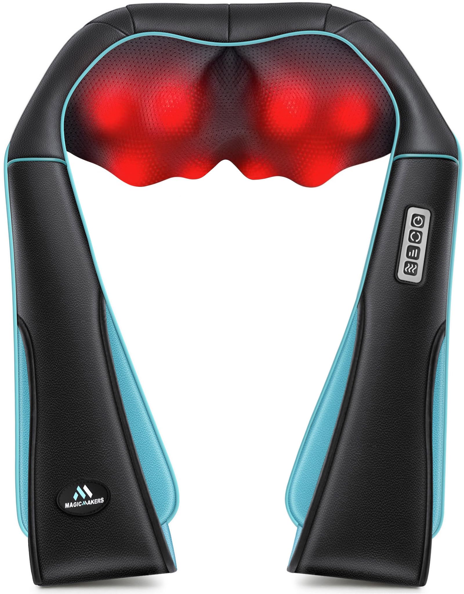 MagicMakers Shiatsu Neck Massager with Heat for Pain Relief Deep - Product Imagery