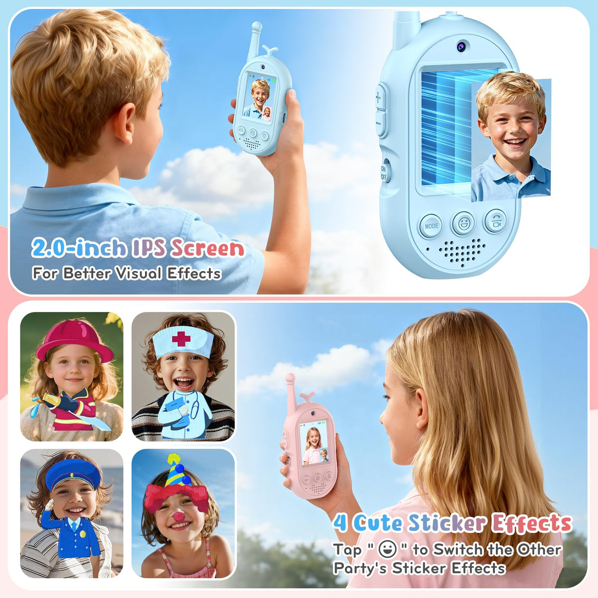 Video Walkie Talkies for Kids Kids Walkie Talkies with - Ralgevu Official Imagery - 5