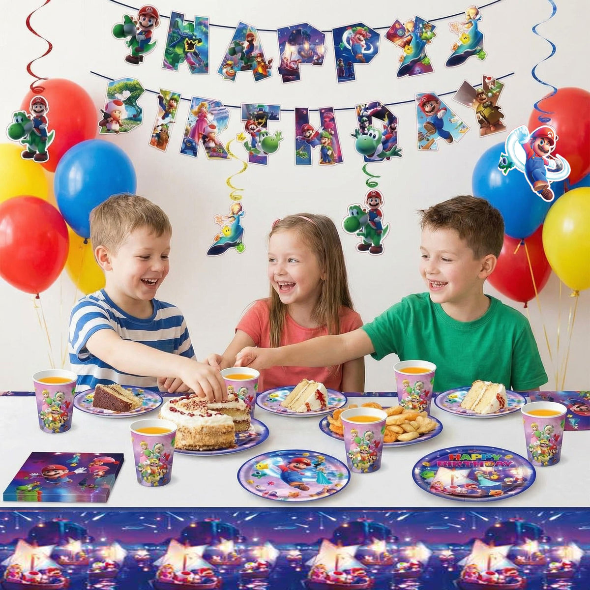 88Pcs Birthday Party Decorations Party Supplies Set - SHSAIEDHA Official Imagery - 5