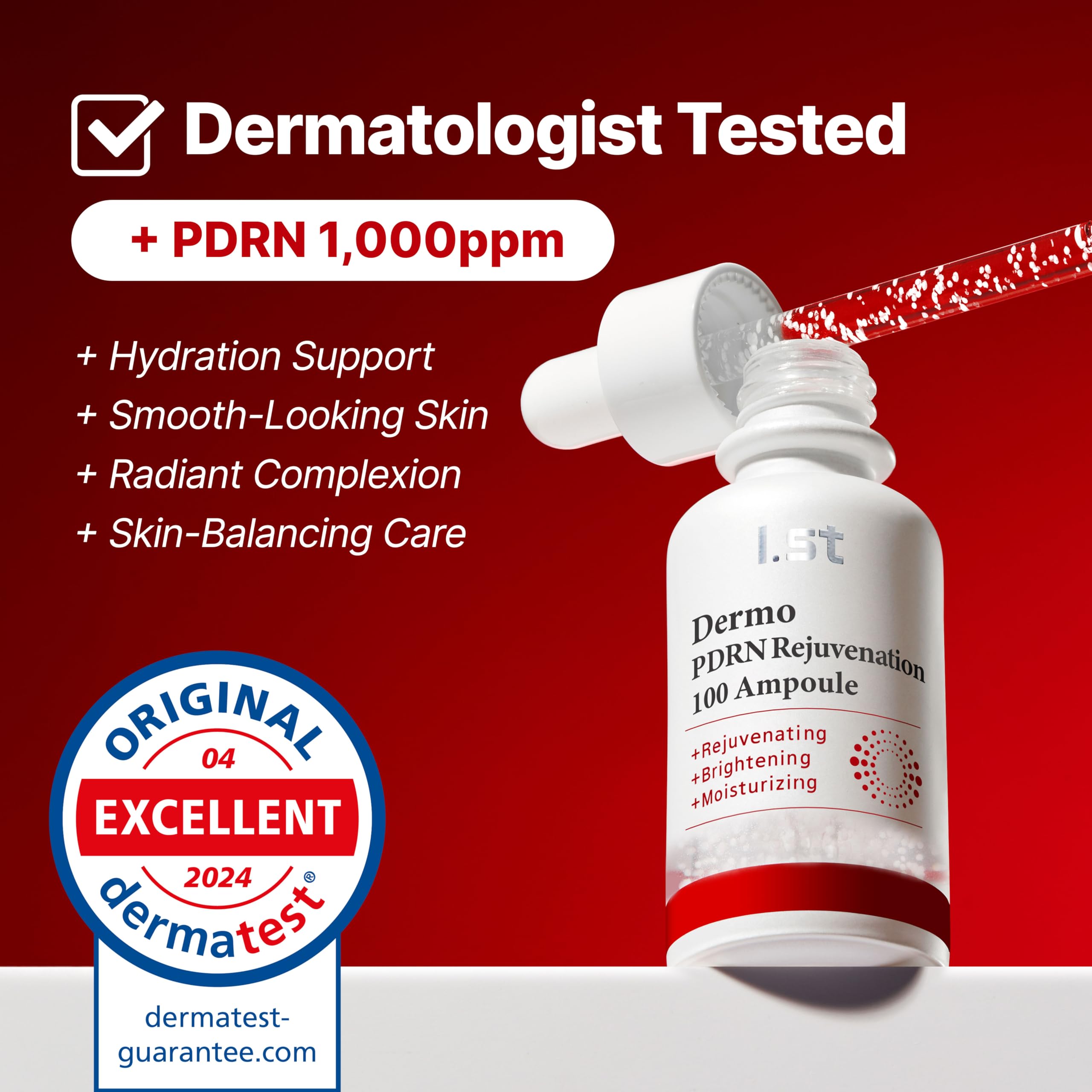 I.st Dermo PDRN 100 Serum for All Skin Type, 1.01 fl.oz (30ml) - I.st