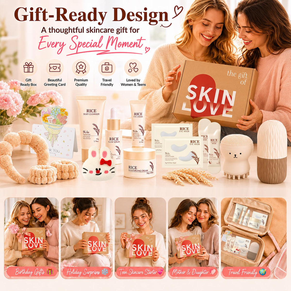 14PCS Complete Korean Skin Care Set for Kids 10 12 - MrCuvaryas Official Imagery - 6