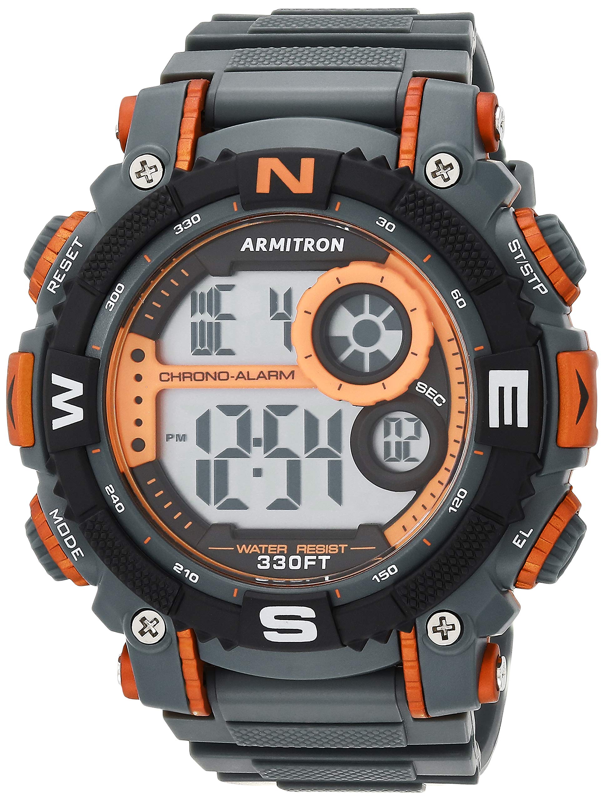 Armitron Sport Men's Digital Chronograph Resin Strap Watch, 40/8284 - View 7