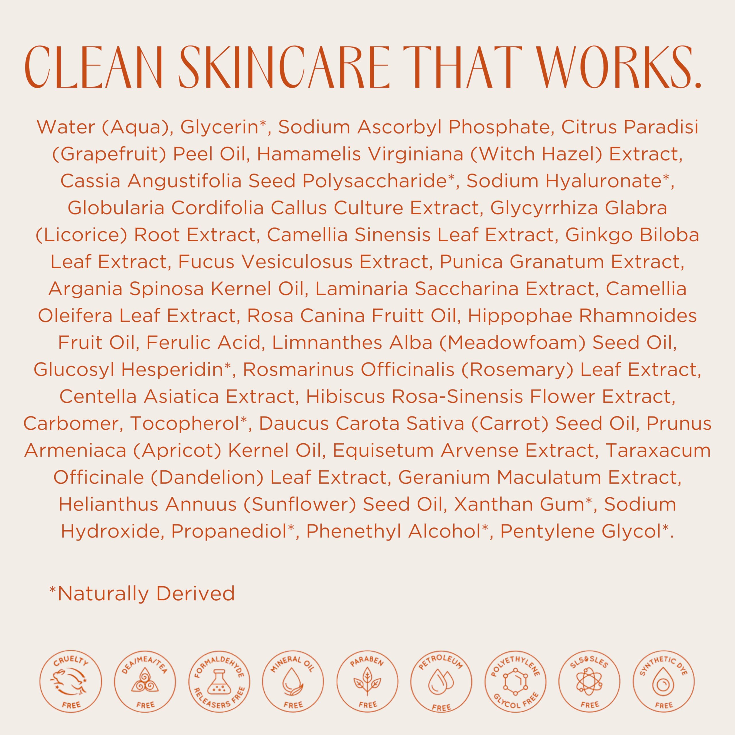 InstaNatural Vitamin C Face Serum - Fine Lines and Discoloration & 2 Fl Oz - InstaNatural Official Product View 8