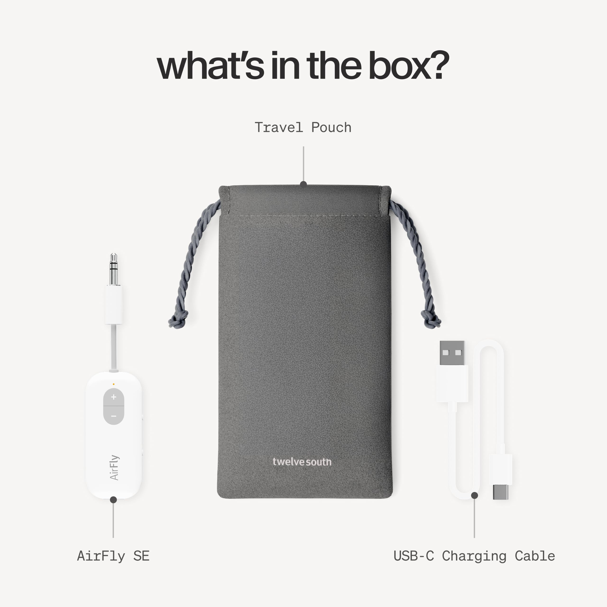 Twelve South AirFly SE, Bluetooth Wireless Audio Transmitter Adapter, - View 9