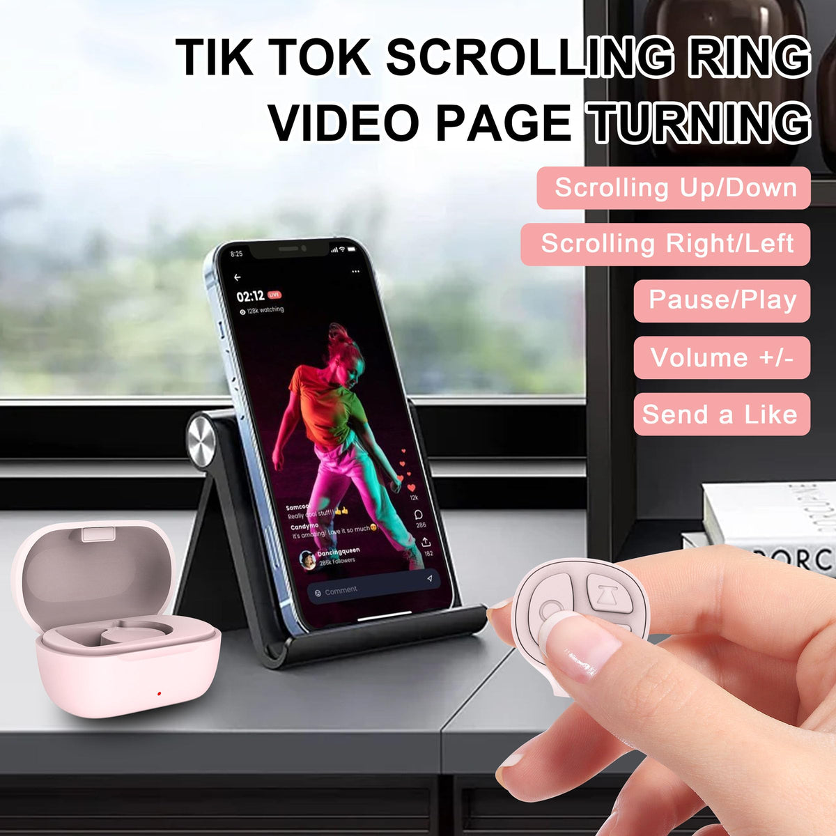 TikTok Scrolling Ring Auto Tapper for TikTok Live - Vekesen Official Imagery - 8