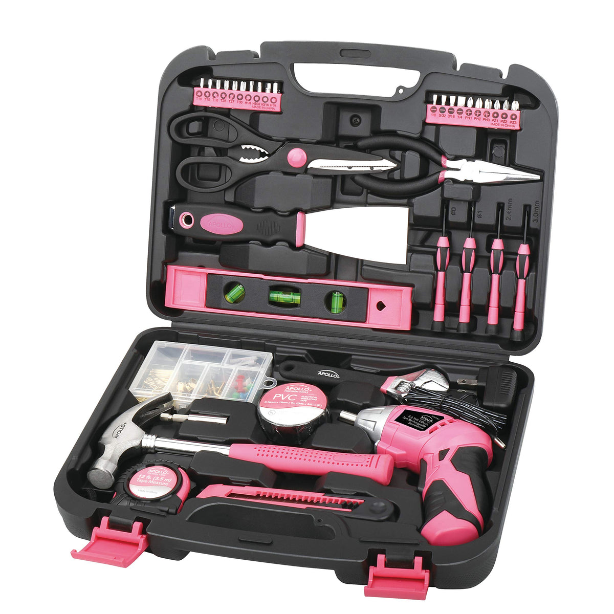 Apollo Tools 135 Piece Household Tool Set Red DT0773 - Apollo Official Imagery - 8