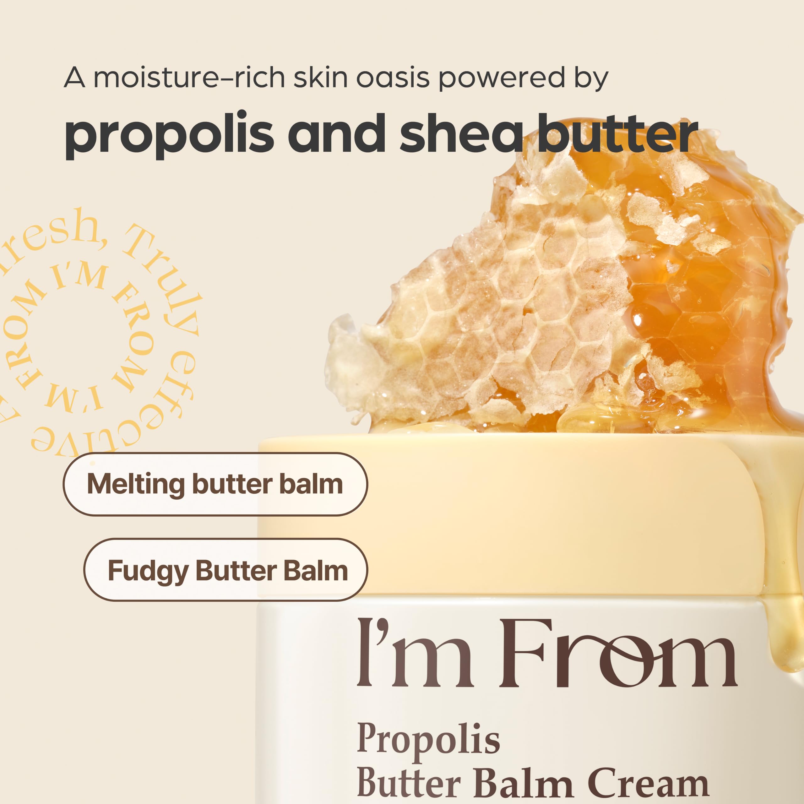 I’m From Propolis Butter Balm Cream, Deep Moisturizing Barrier - I'm from