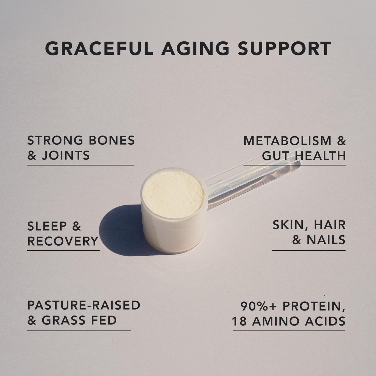AMANDEAN Collagen Peptides Powder Packets Grass Fed 30 - AMANDEAN Official Imagery - 4