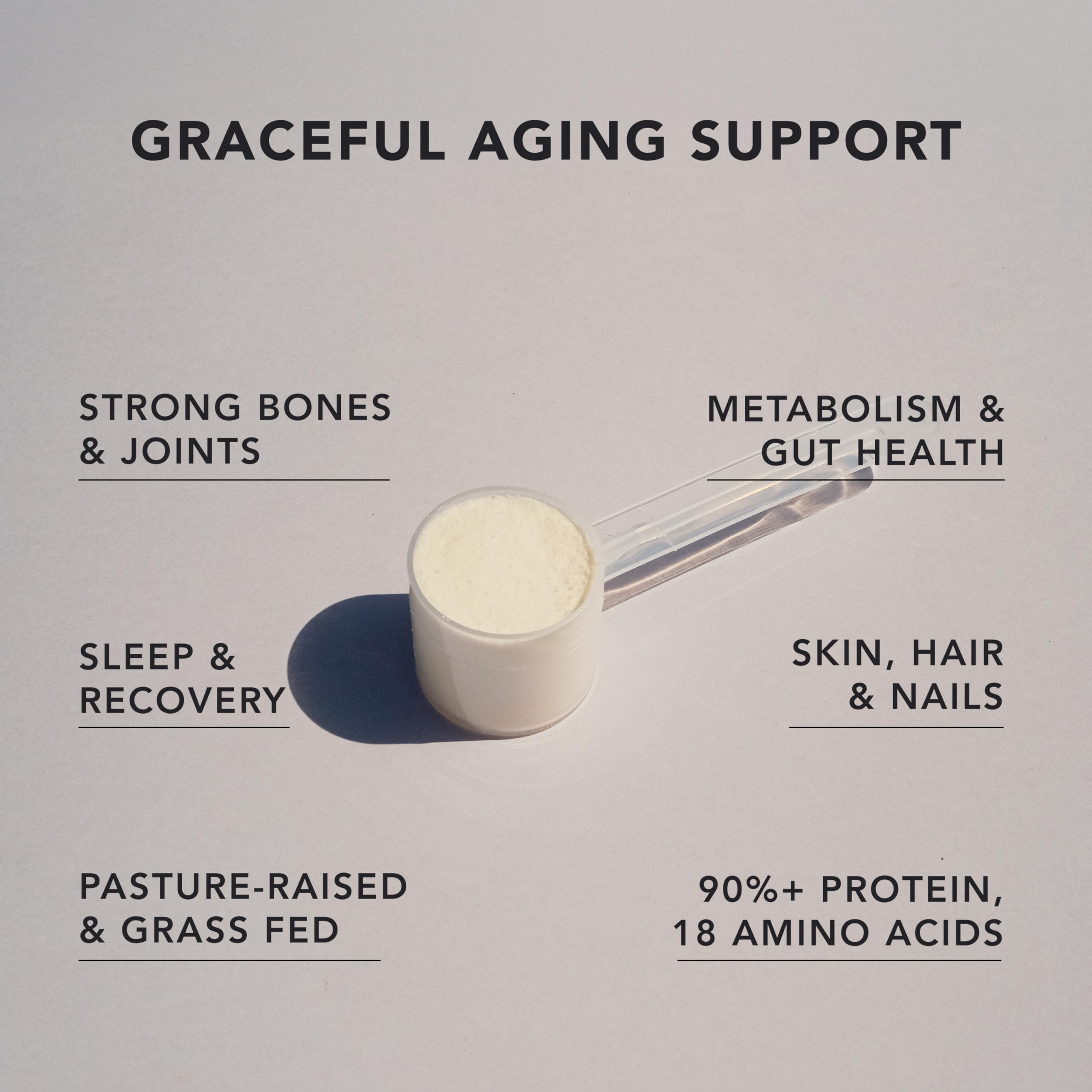 AMANDEAN Collagen Peptides Powder Grass Fed Hydrolyzed Type - AMANDEAN Official Imagery - 4